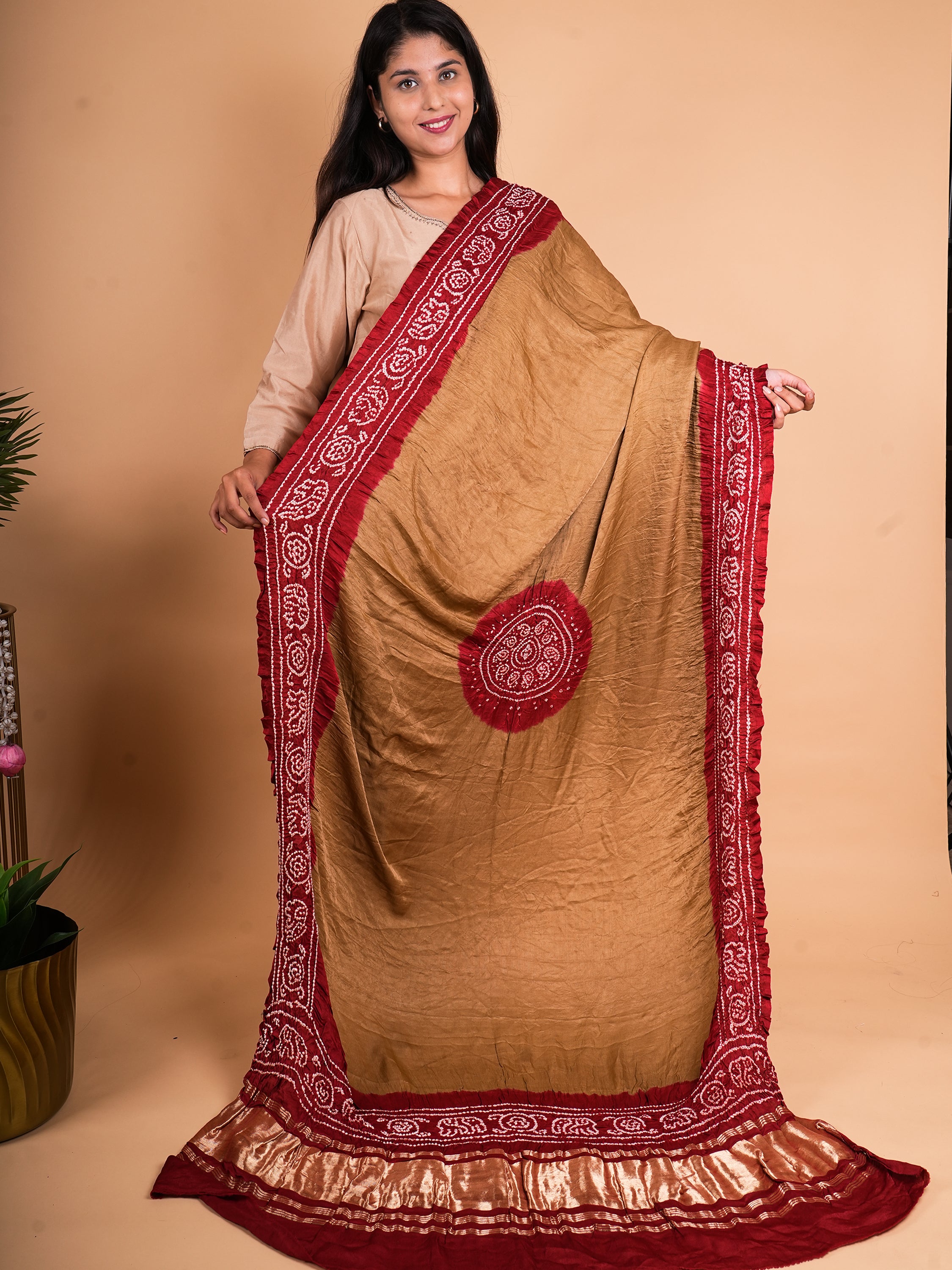 Pure Gajji Silk Dupatta