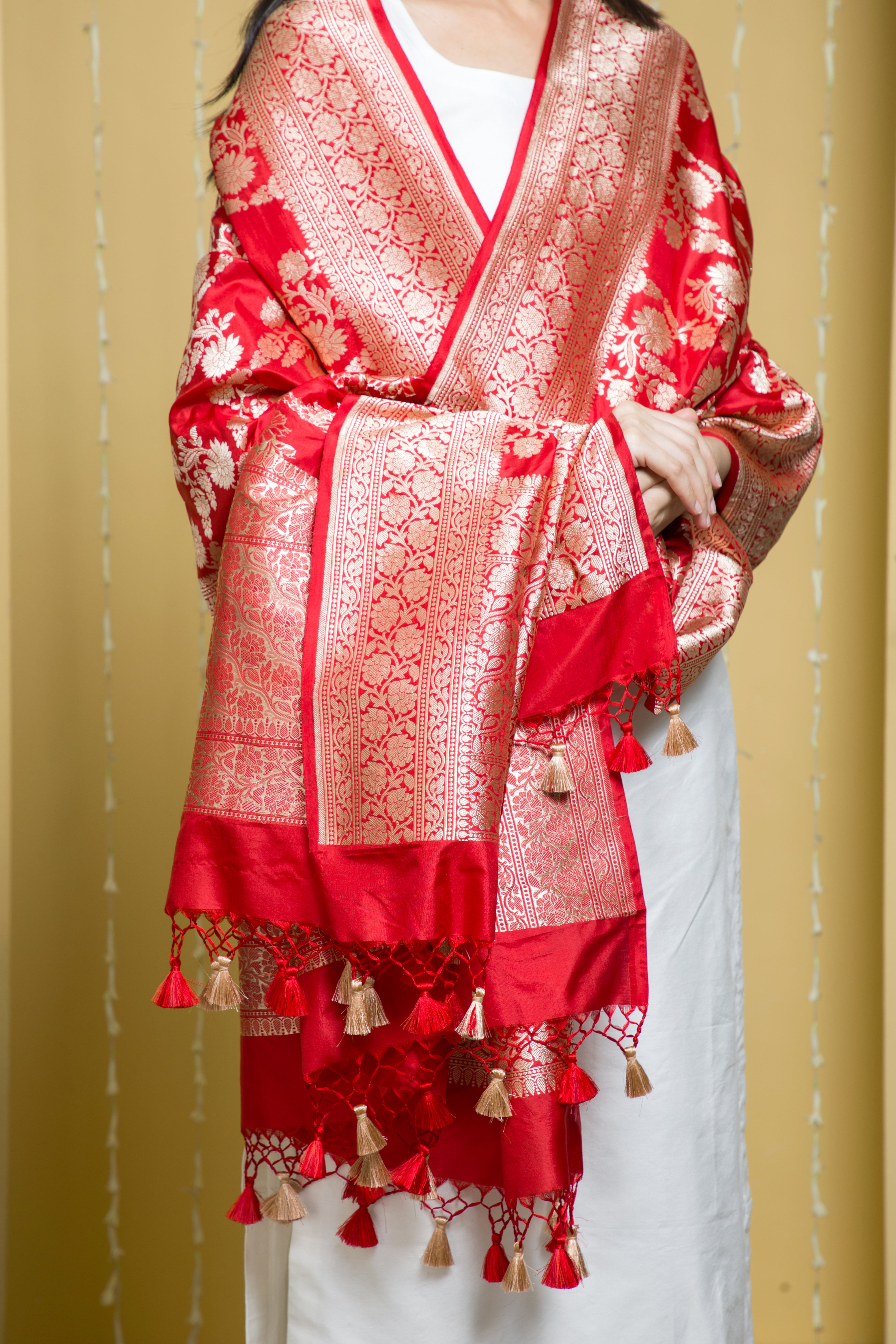 Pure Katan Silk Dupatta