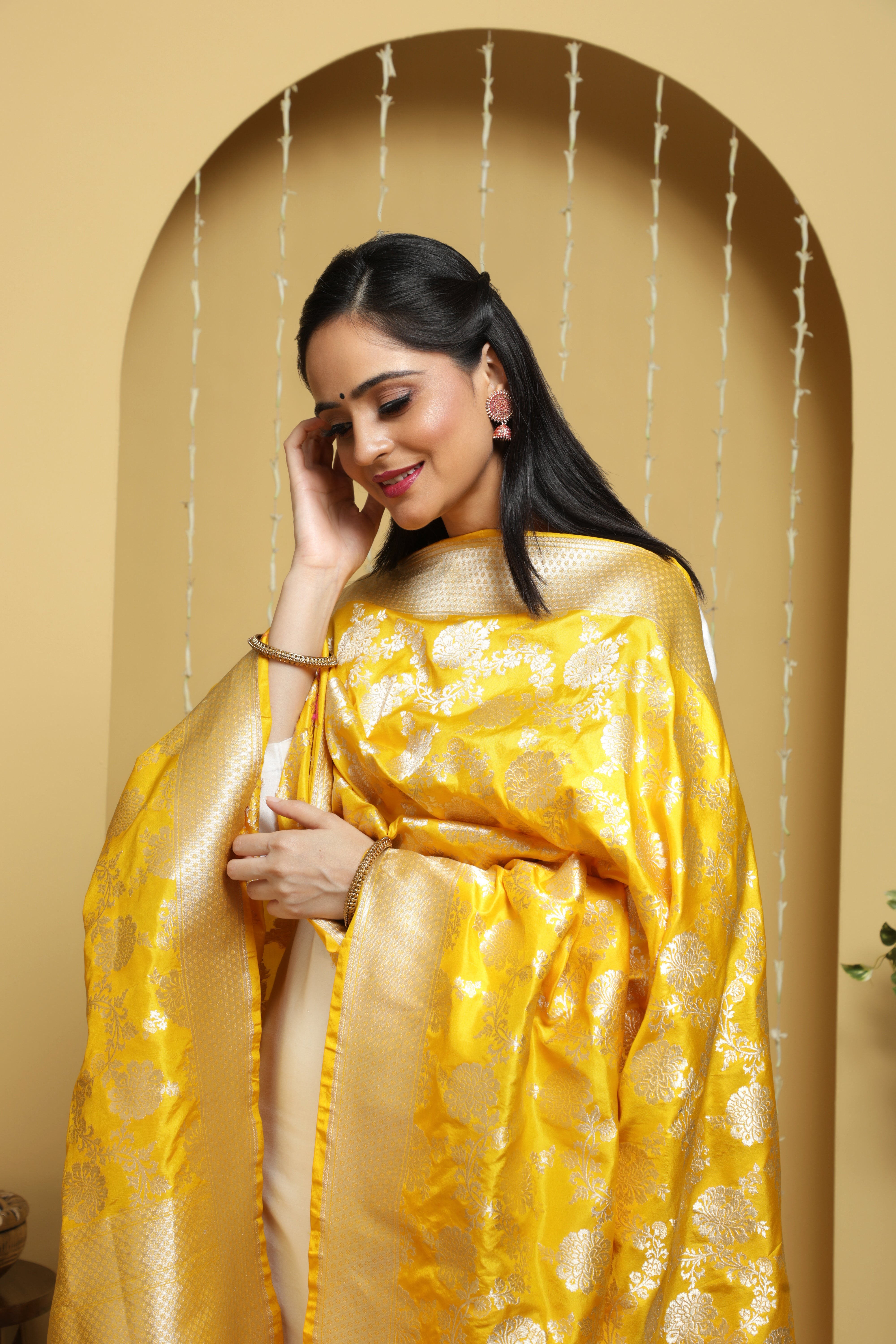 Pure Katan Silk Dupatta