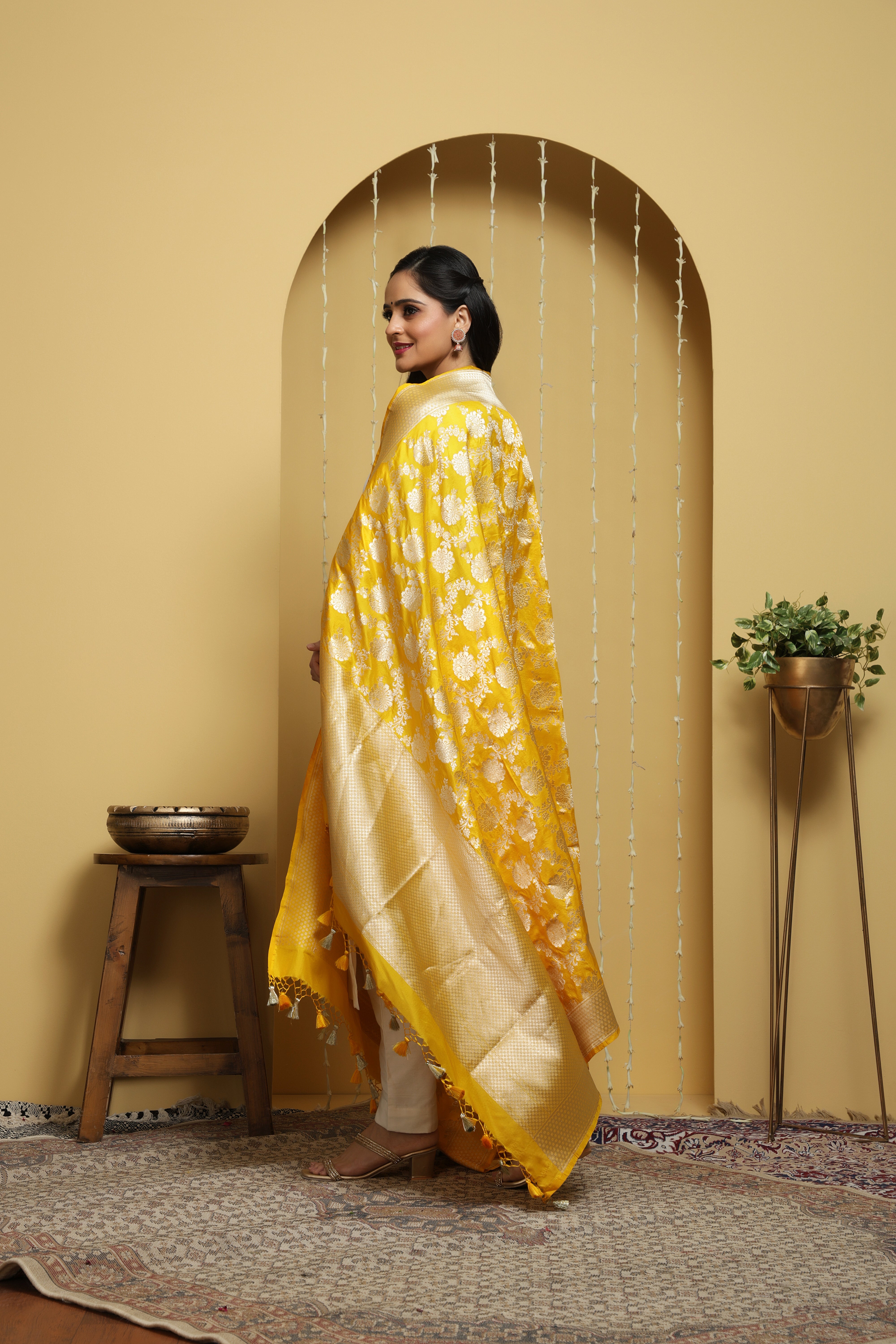 Pure Katan Silk Dupatta