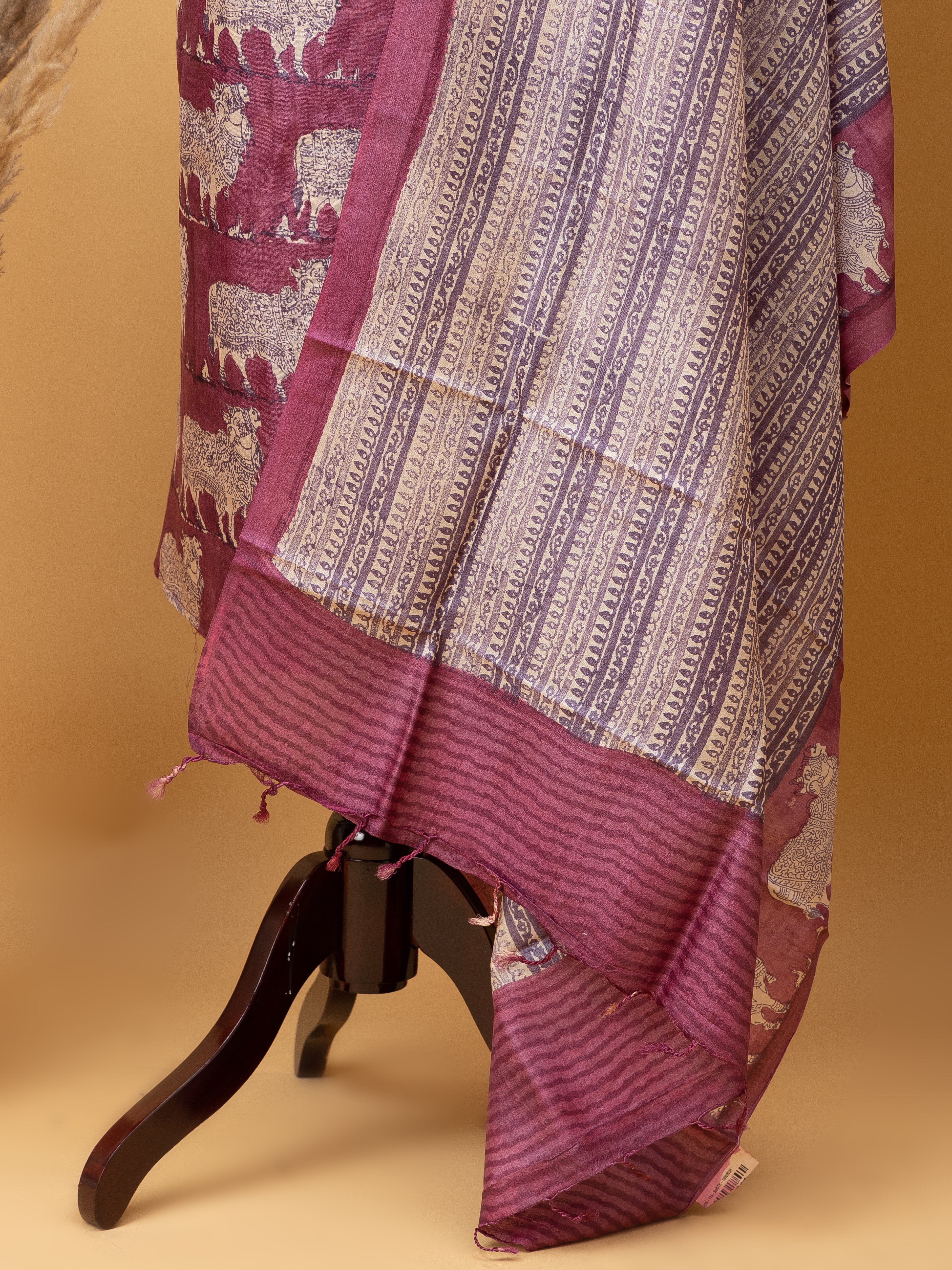Tusser Nandi Printed Suit