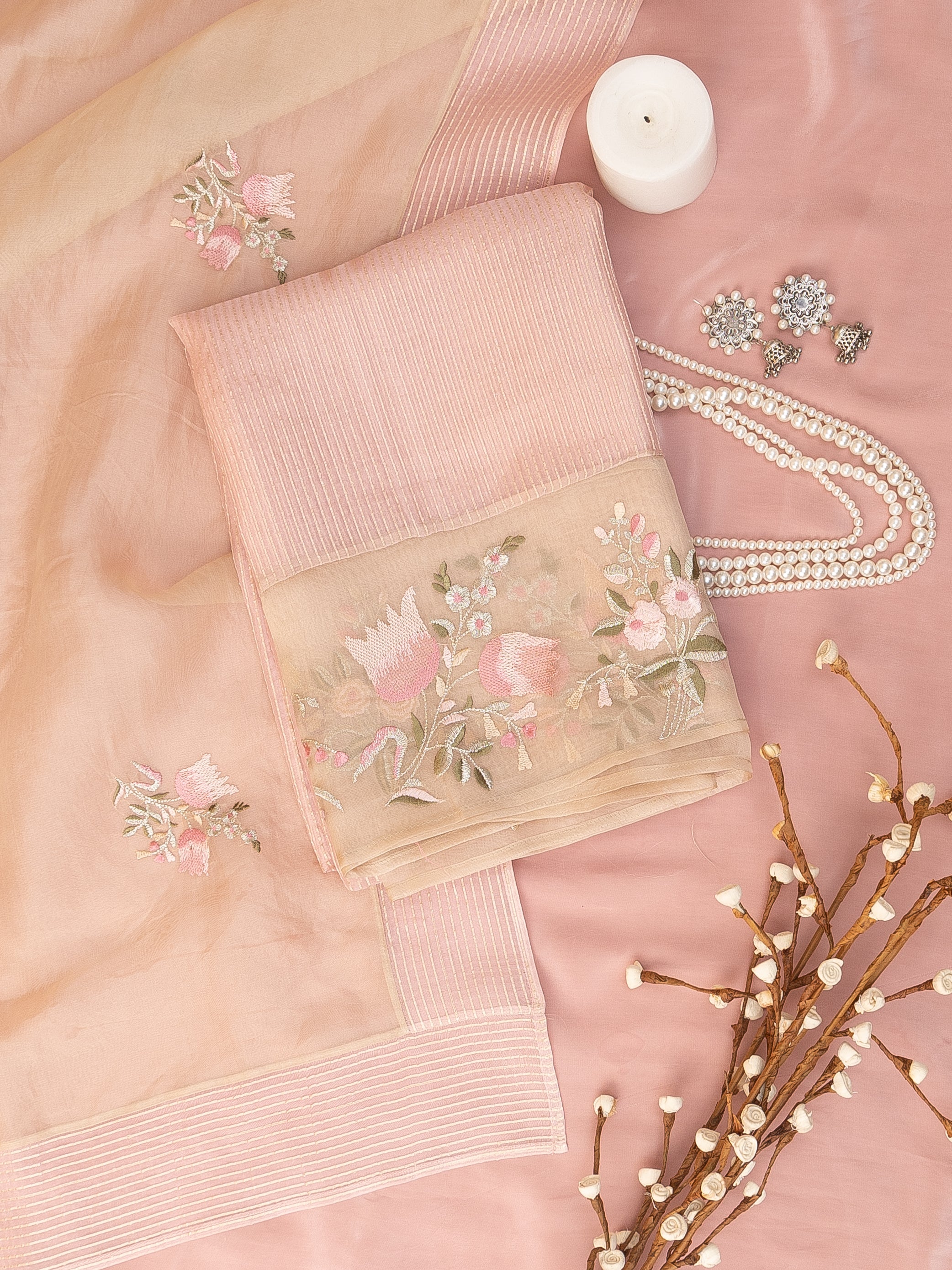 Pure Organza Boota Suit