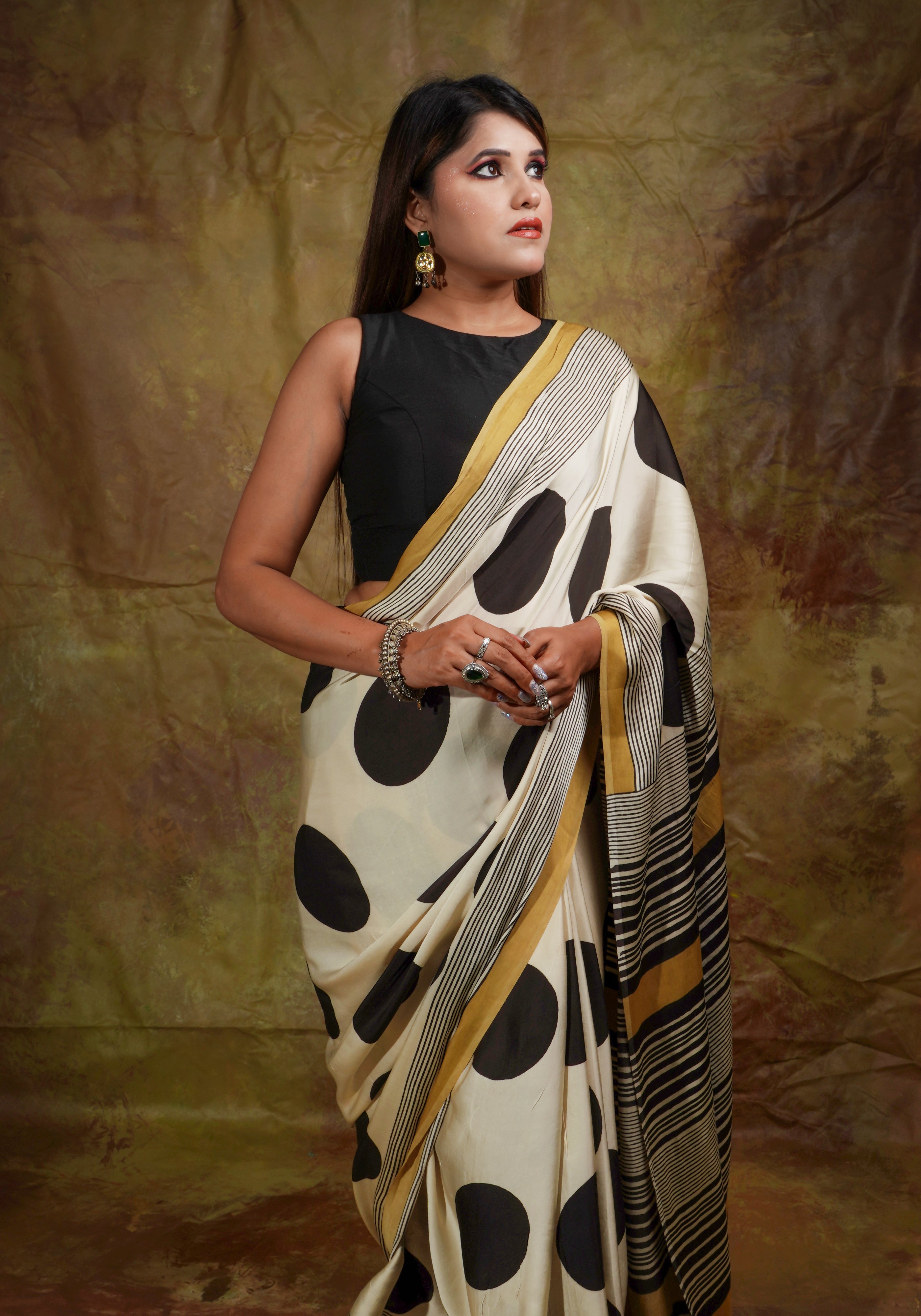 Ajrak Sarees