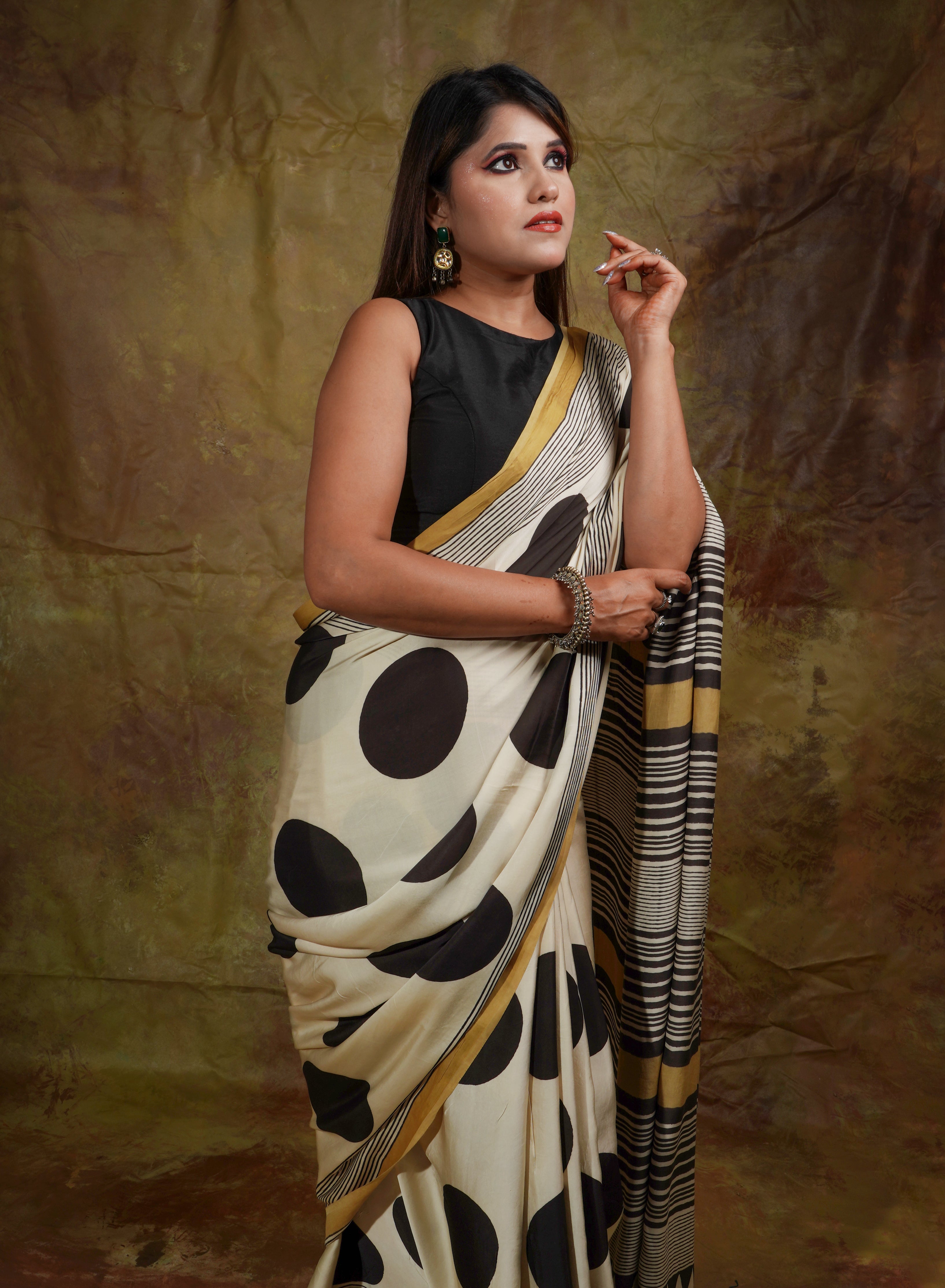 Ajrak Sarees