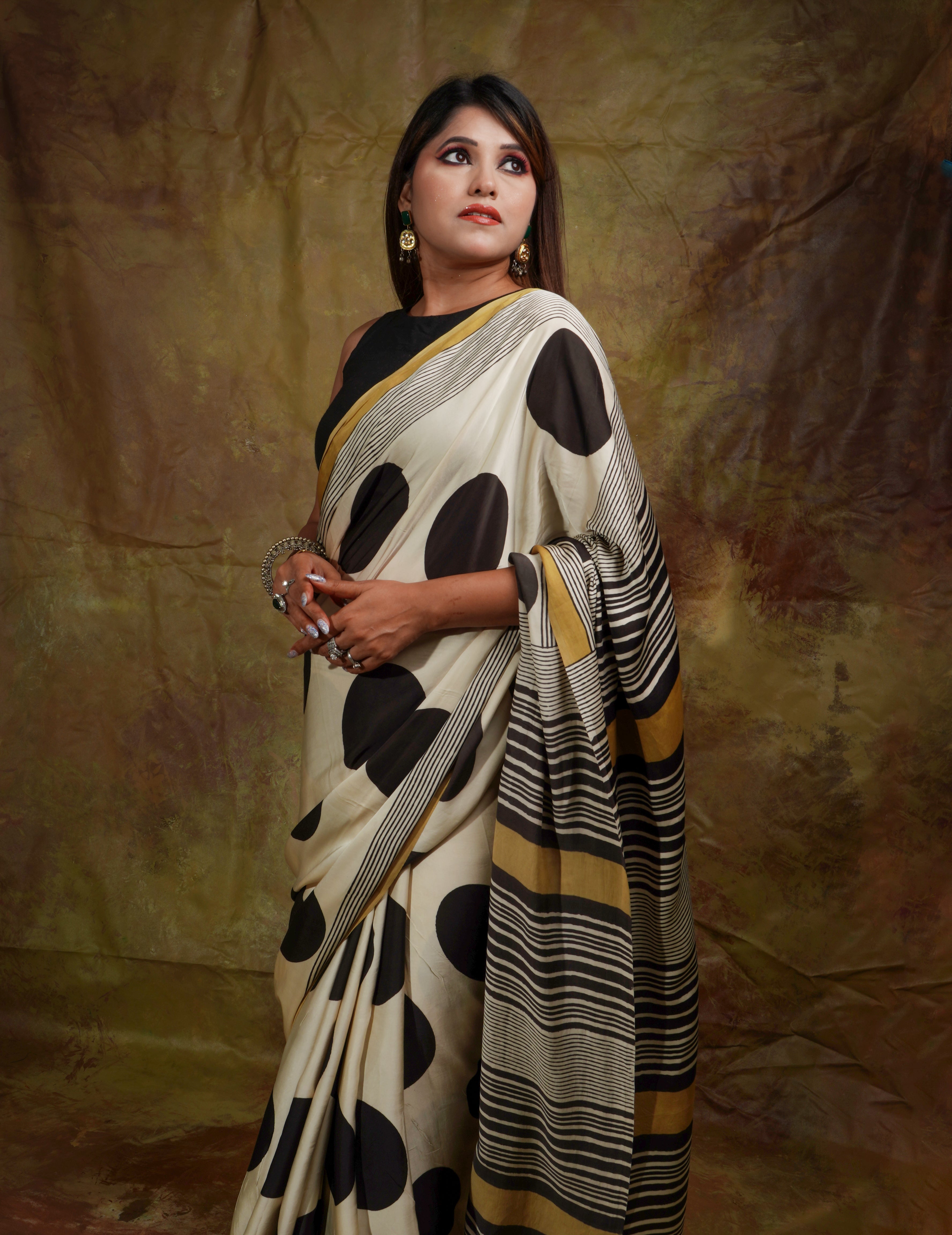 Ajrak Sarees