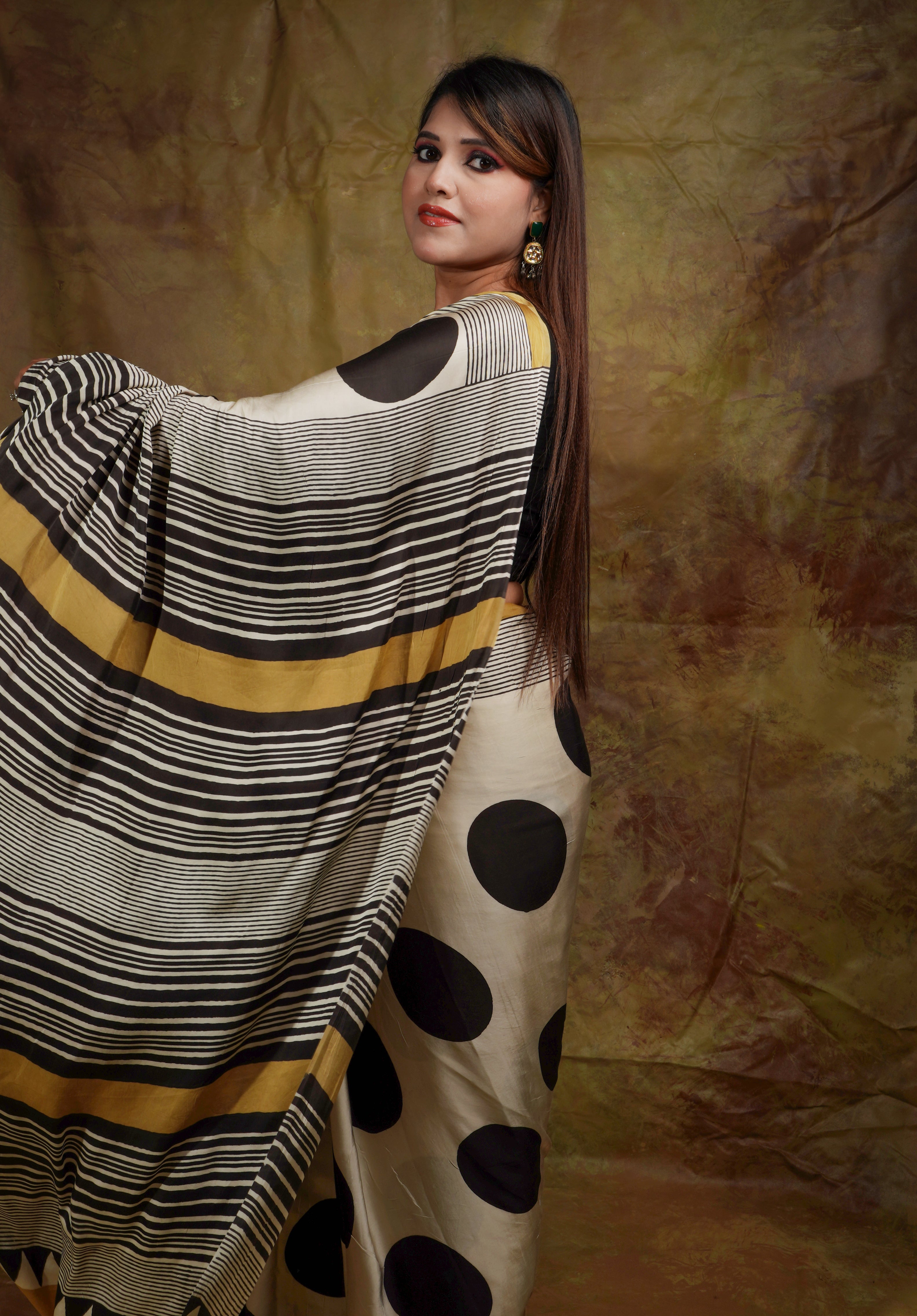 Ajrak Sarees