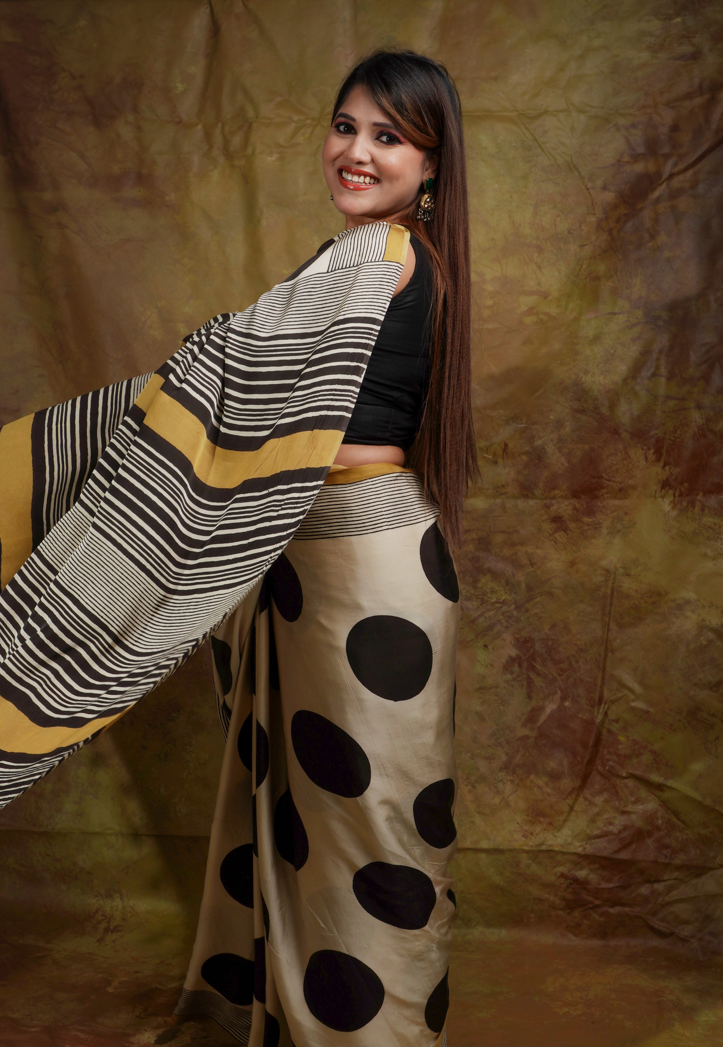 Ajrak Sarees