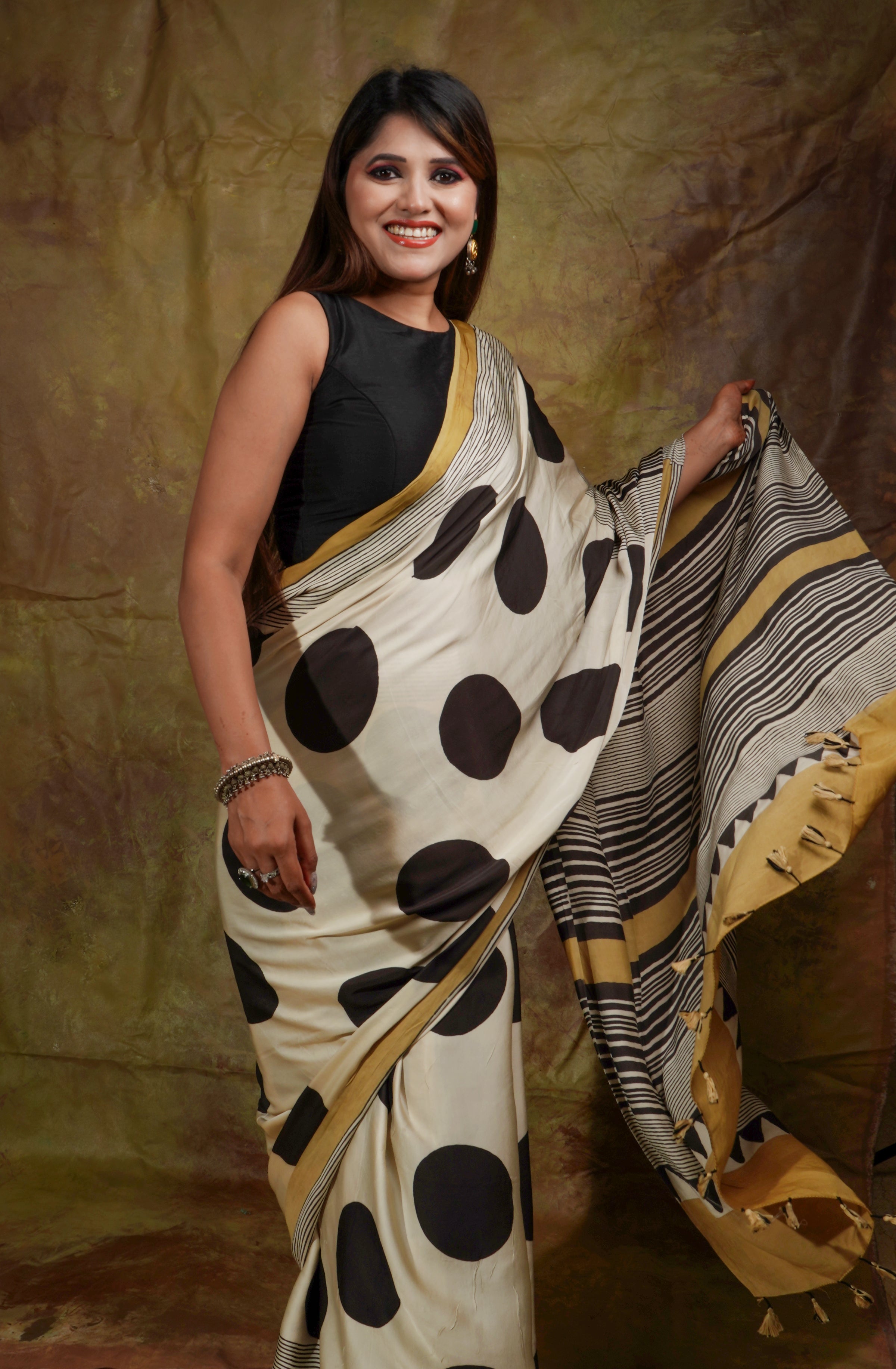 Ajrak Sarees