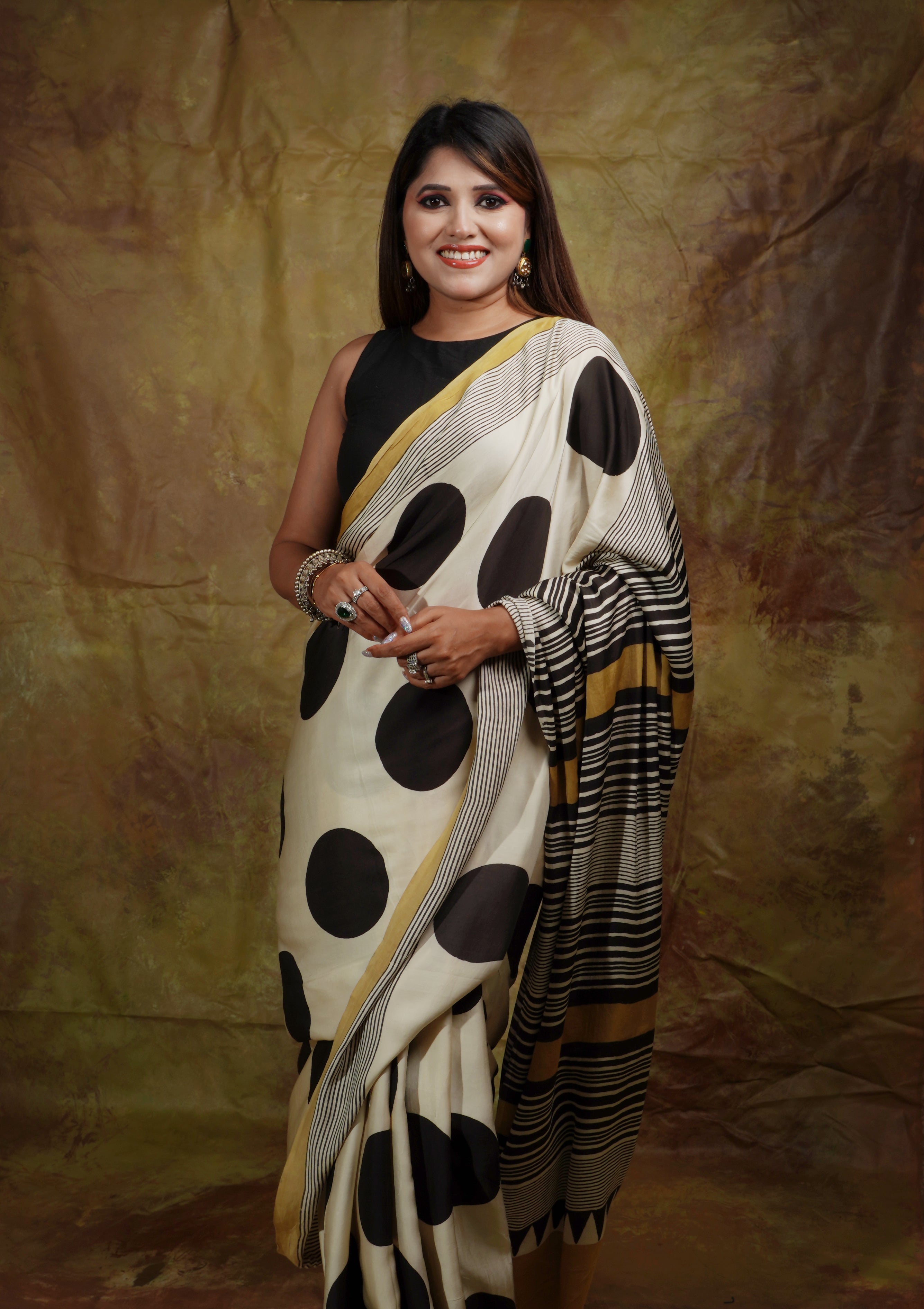 Ajrak Sarees