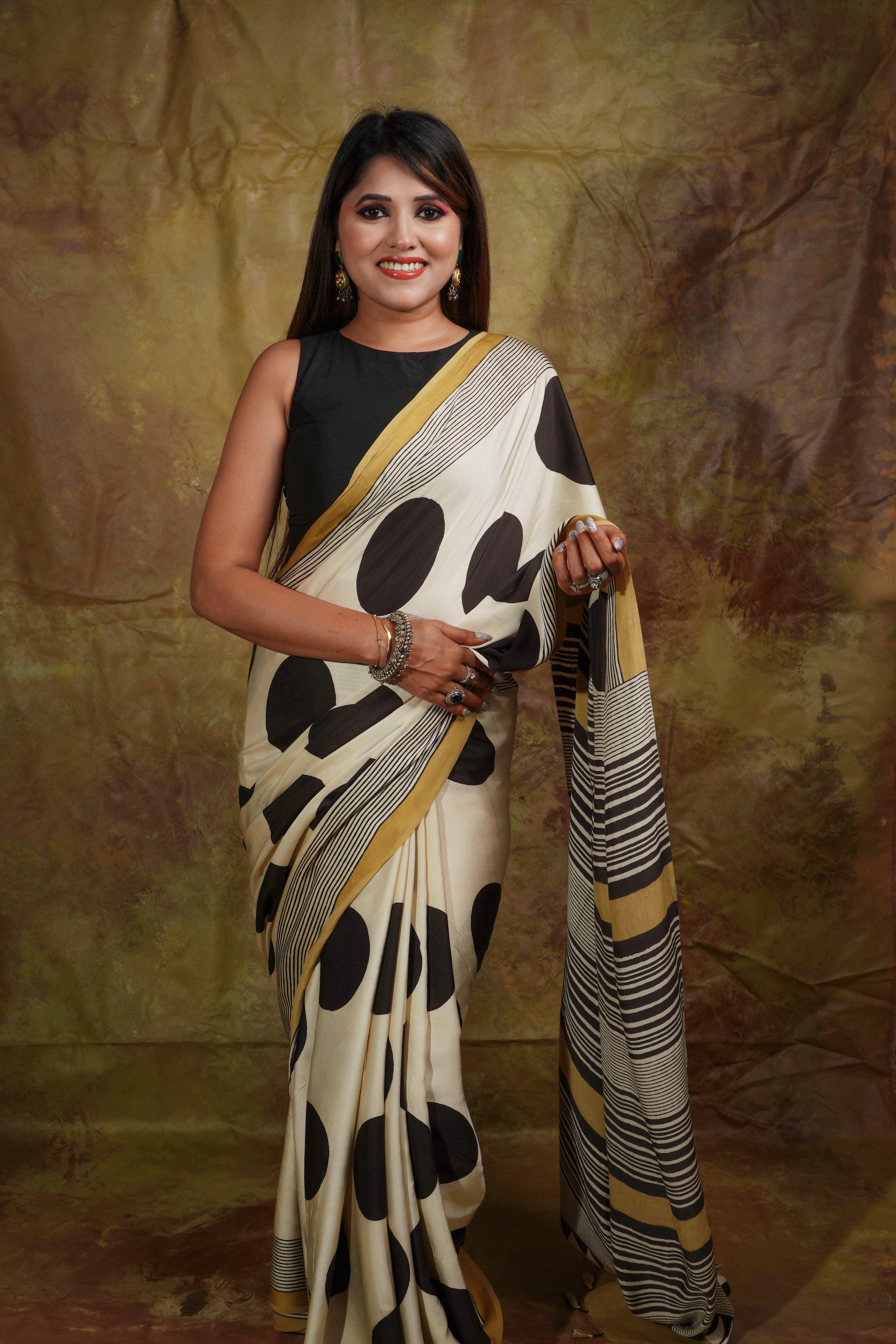 Ajrak Sarees