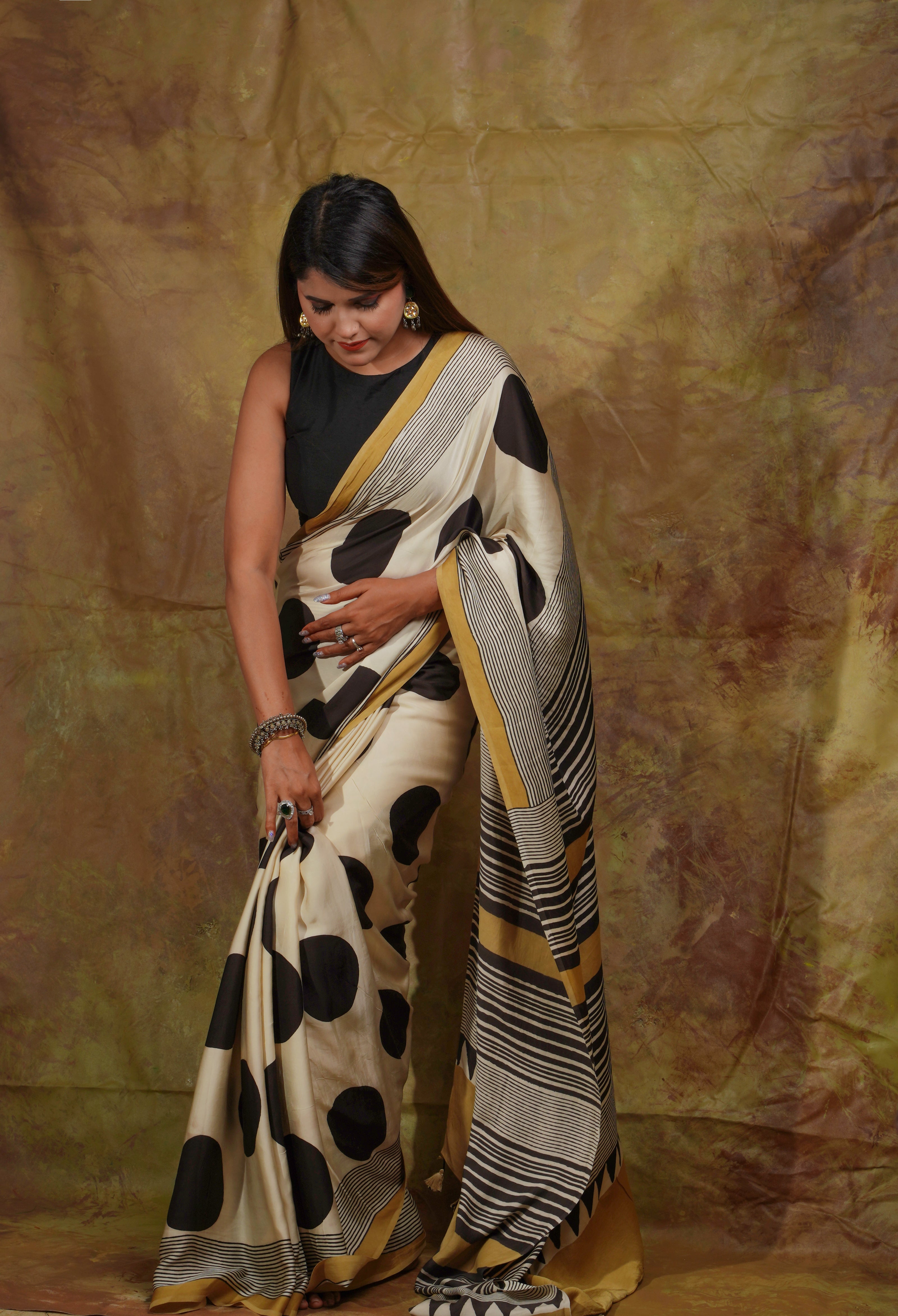 Ajrak Sarees