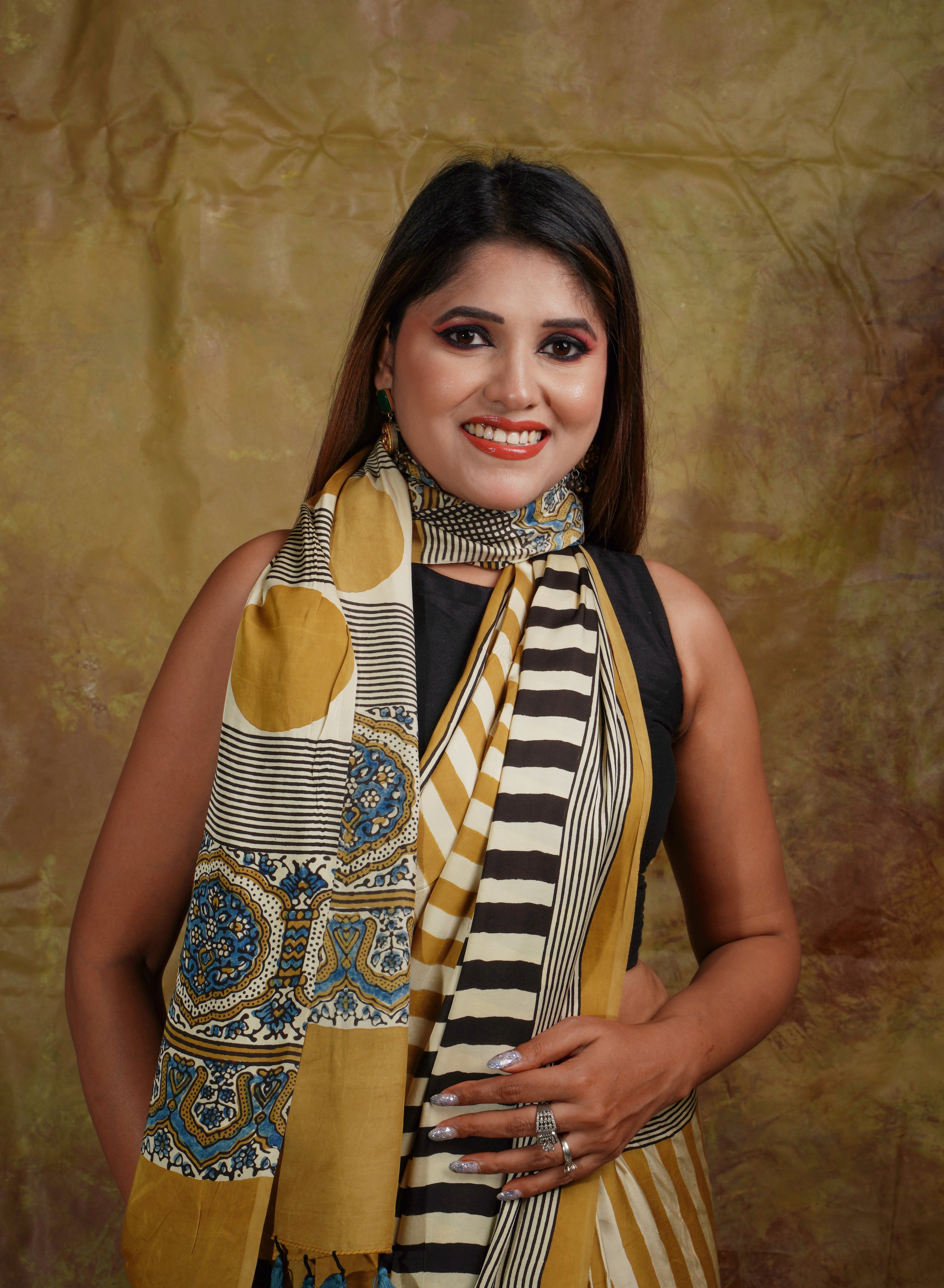 Ajrak Sarees
