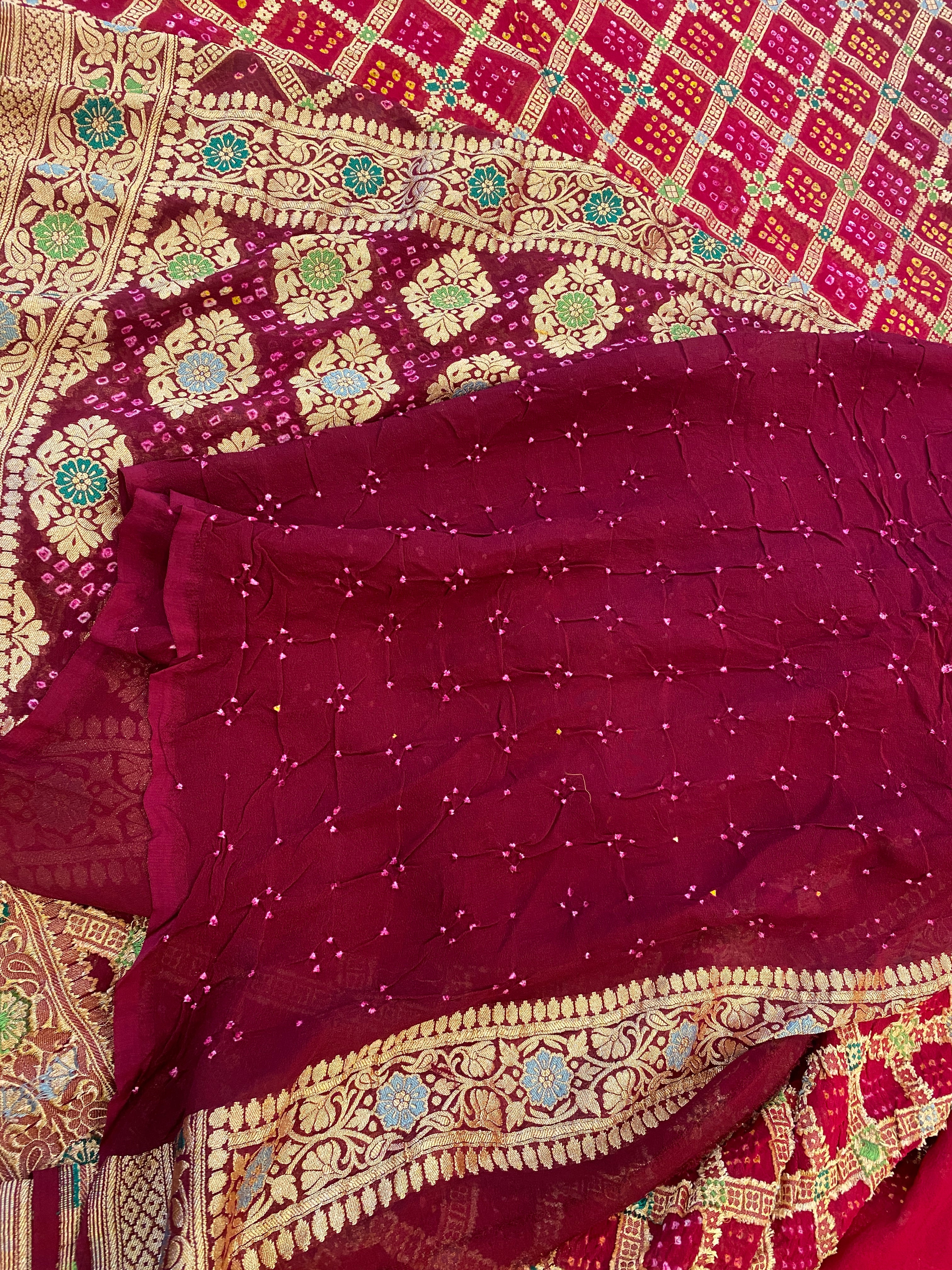 Banarasi Banadhani meenakari saree