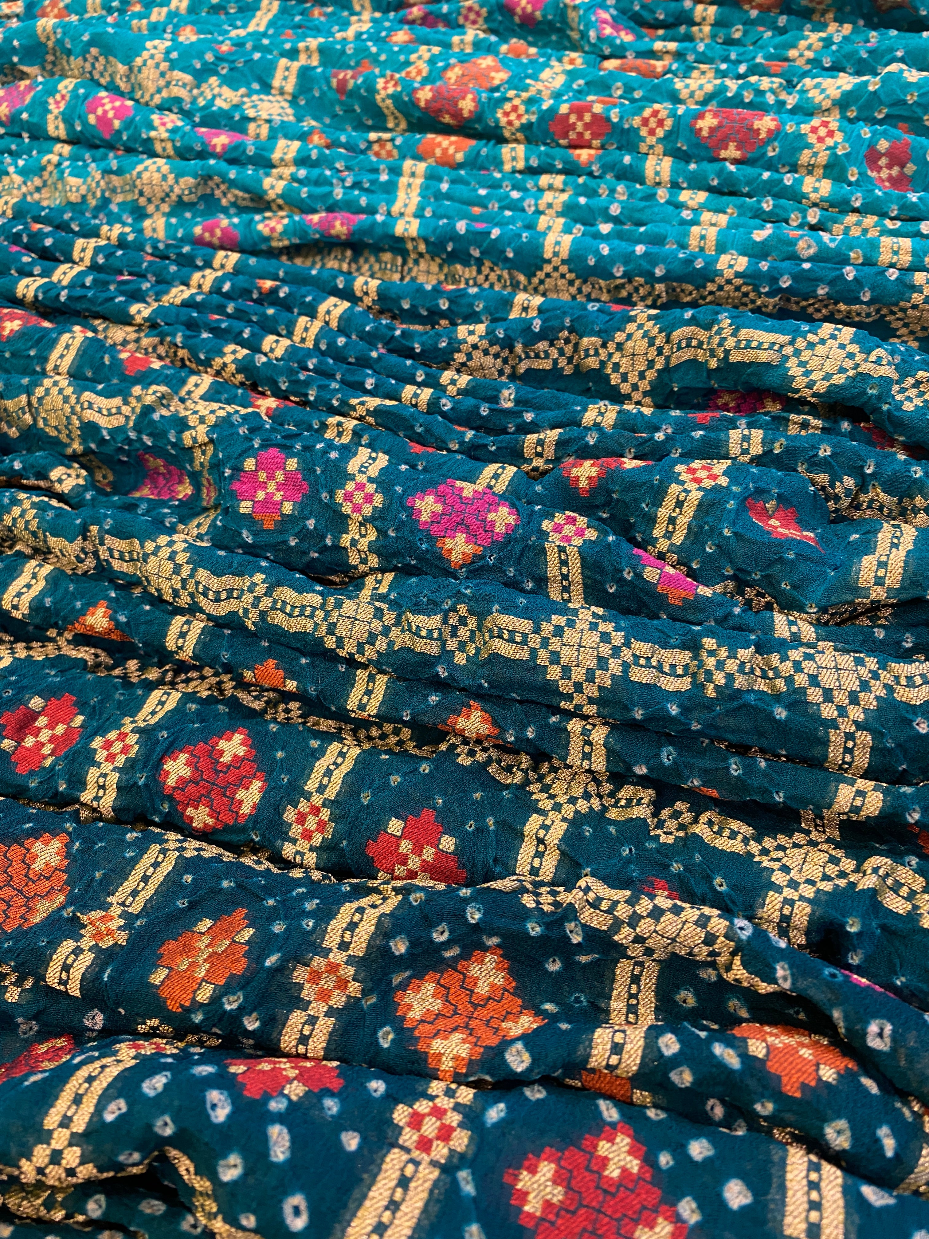 Banarasi Bandhani saree