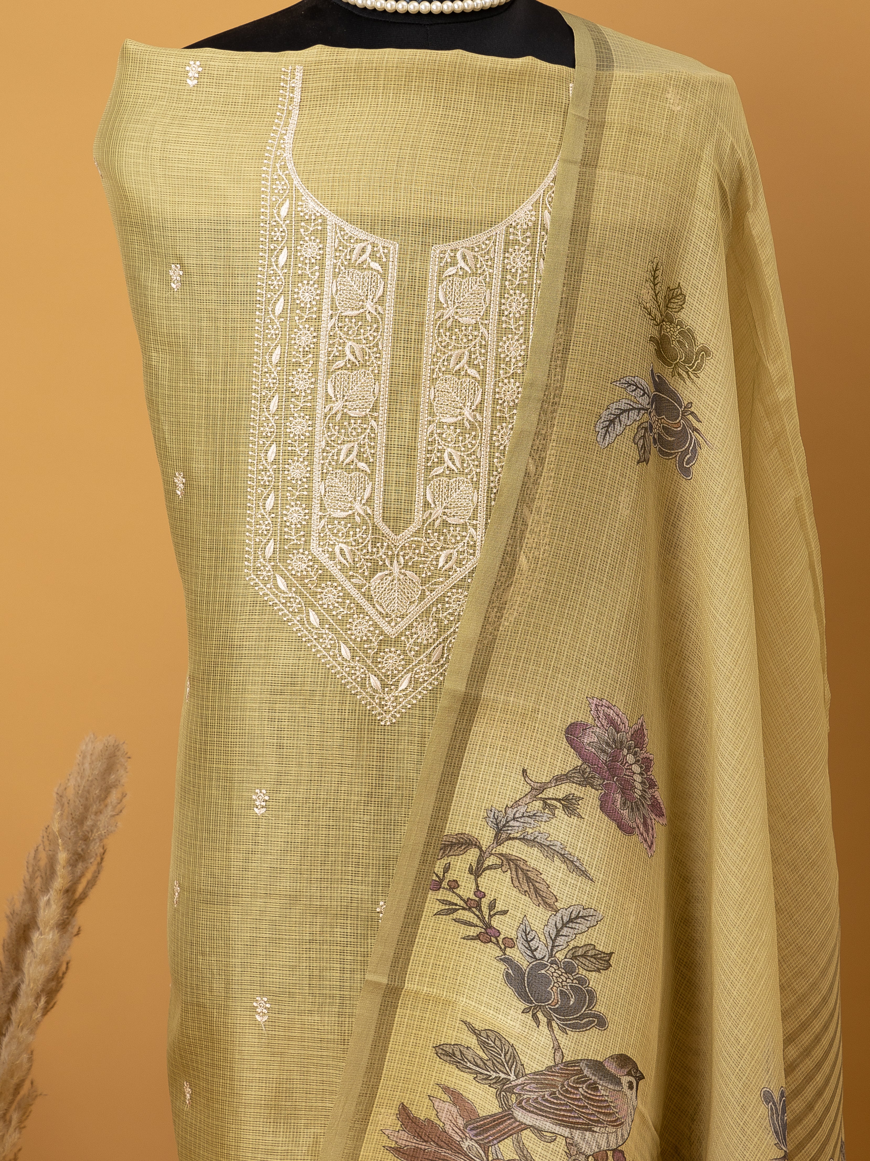 MulMul Kota Suit Neck Design