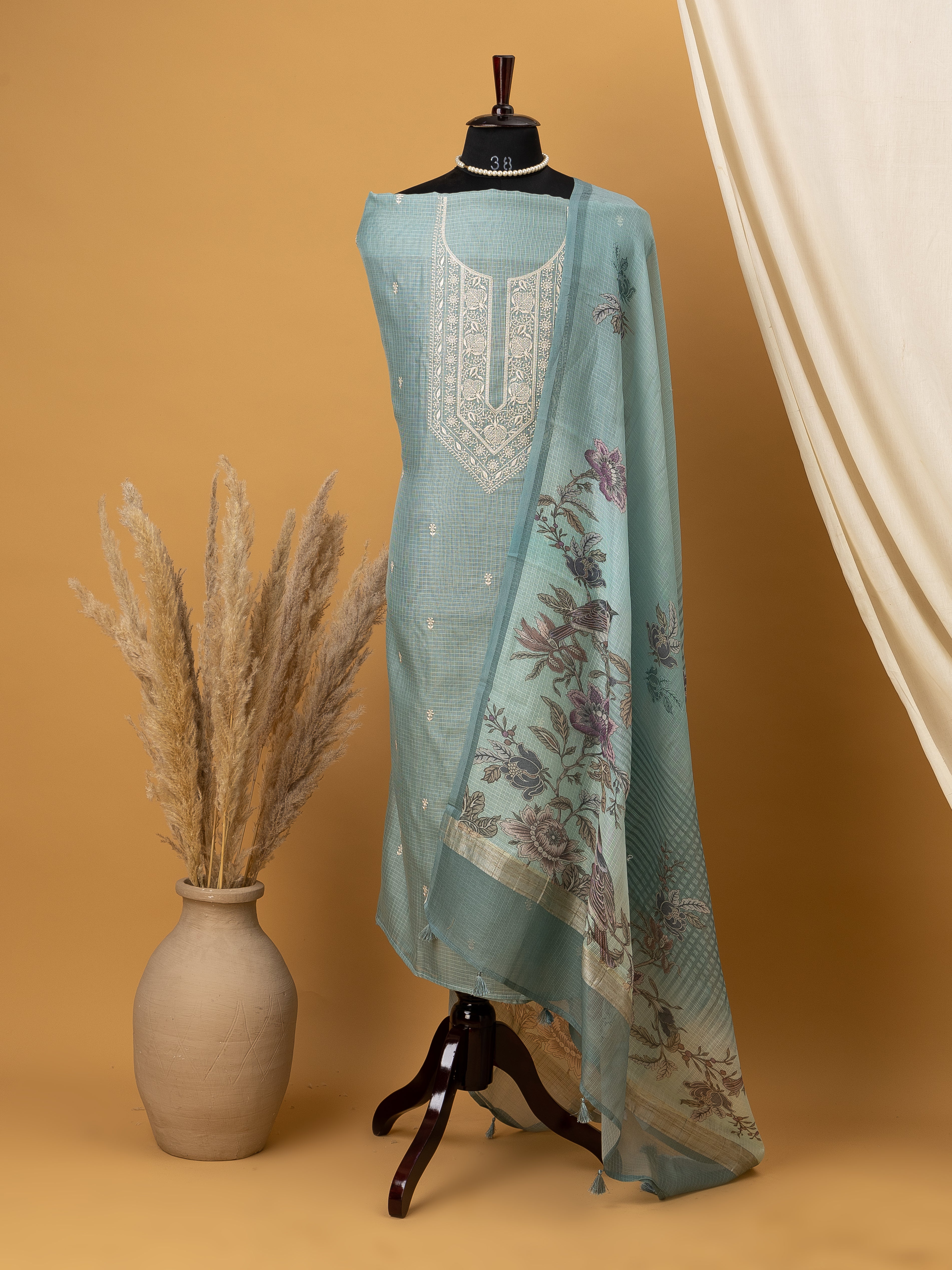 MulMul Kota Suit Neck Design