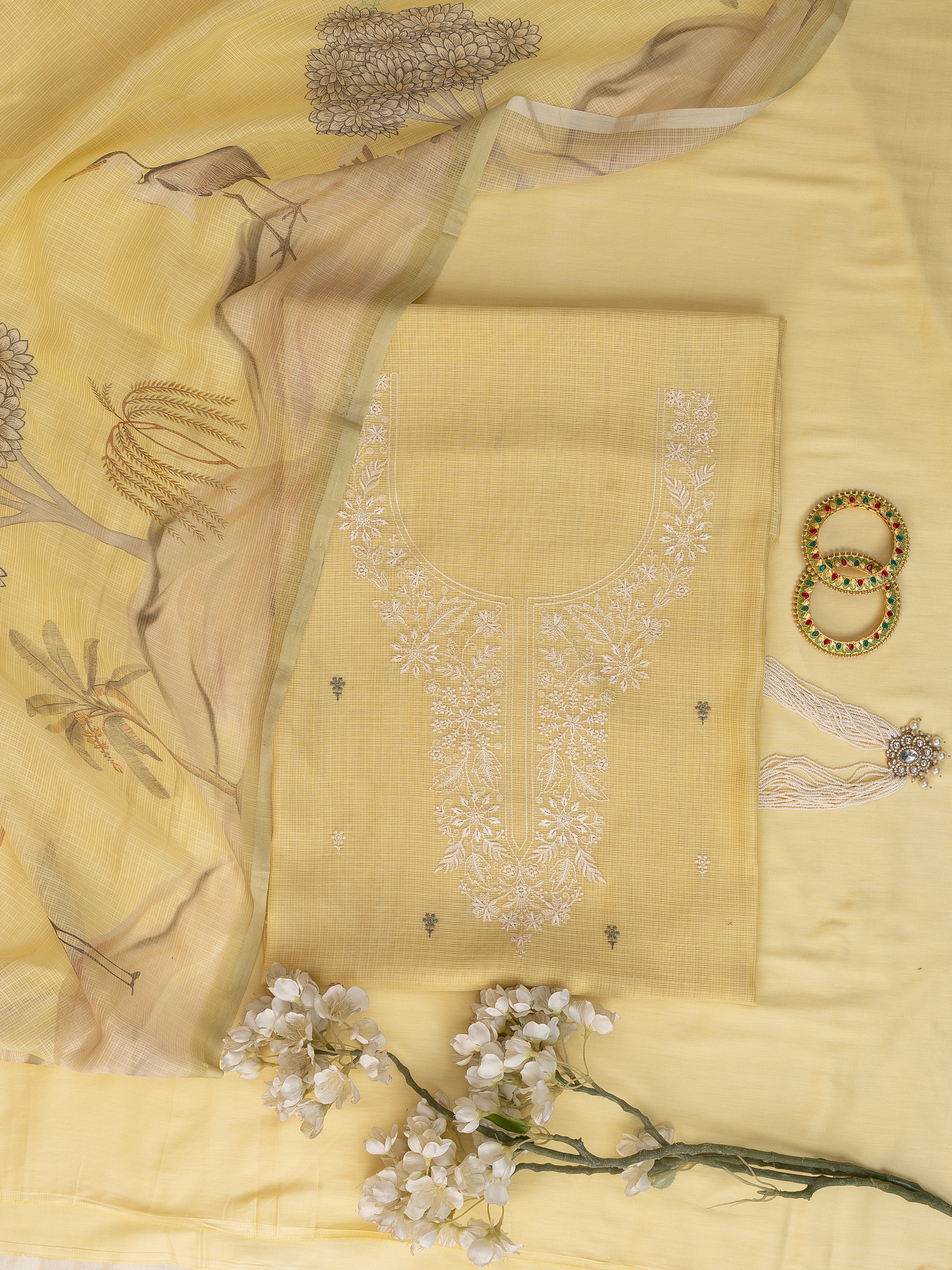 MulMul Kota Suit Neck Design