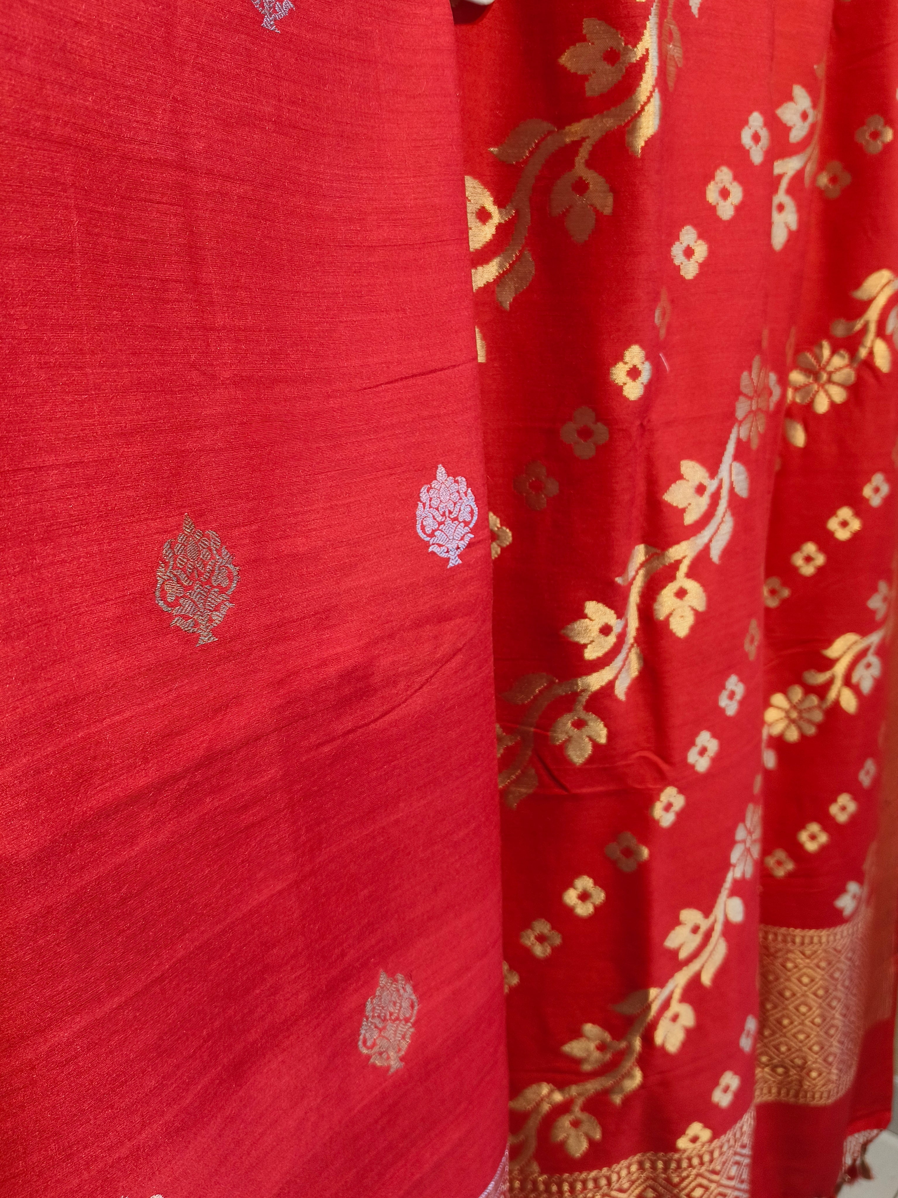 Pure Moonga Silk Suit