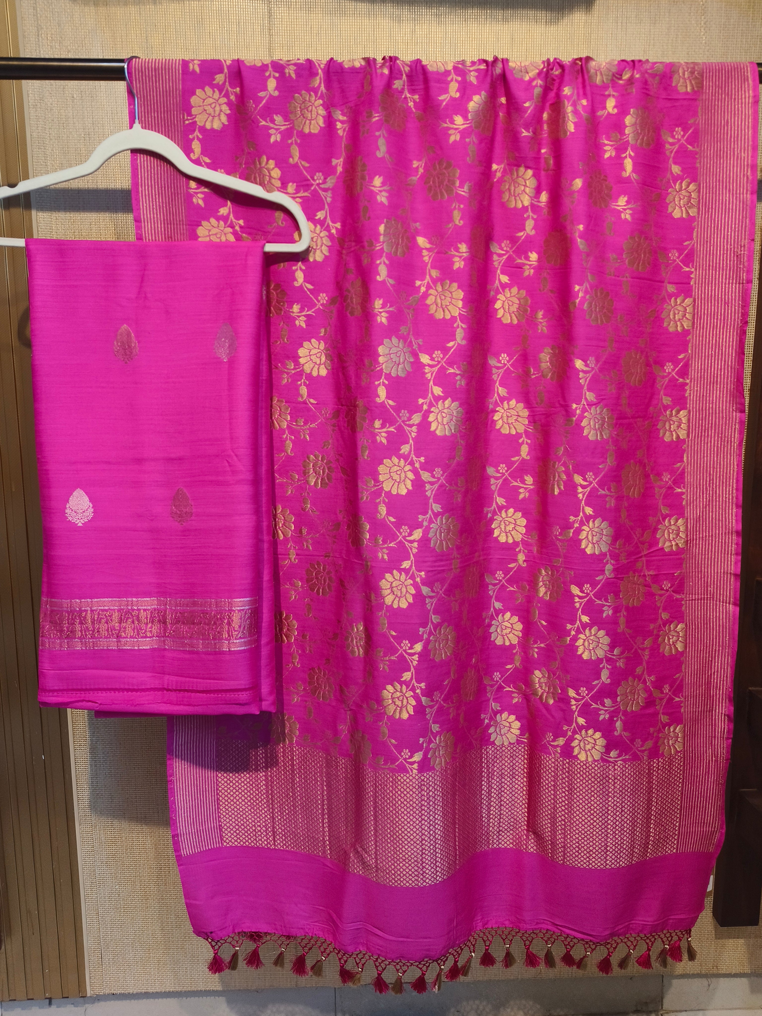 Pure Moonga Silk Suit