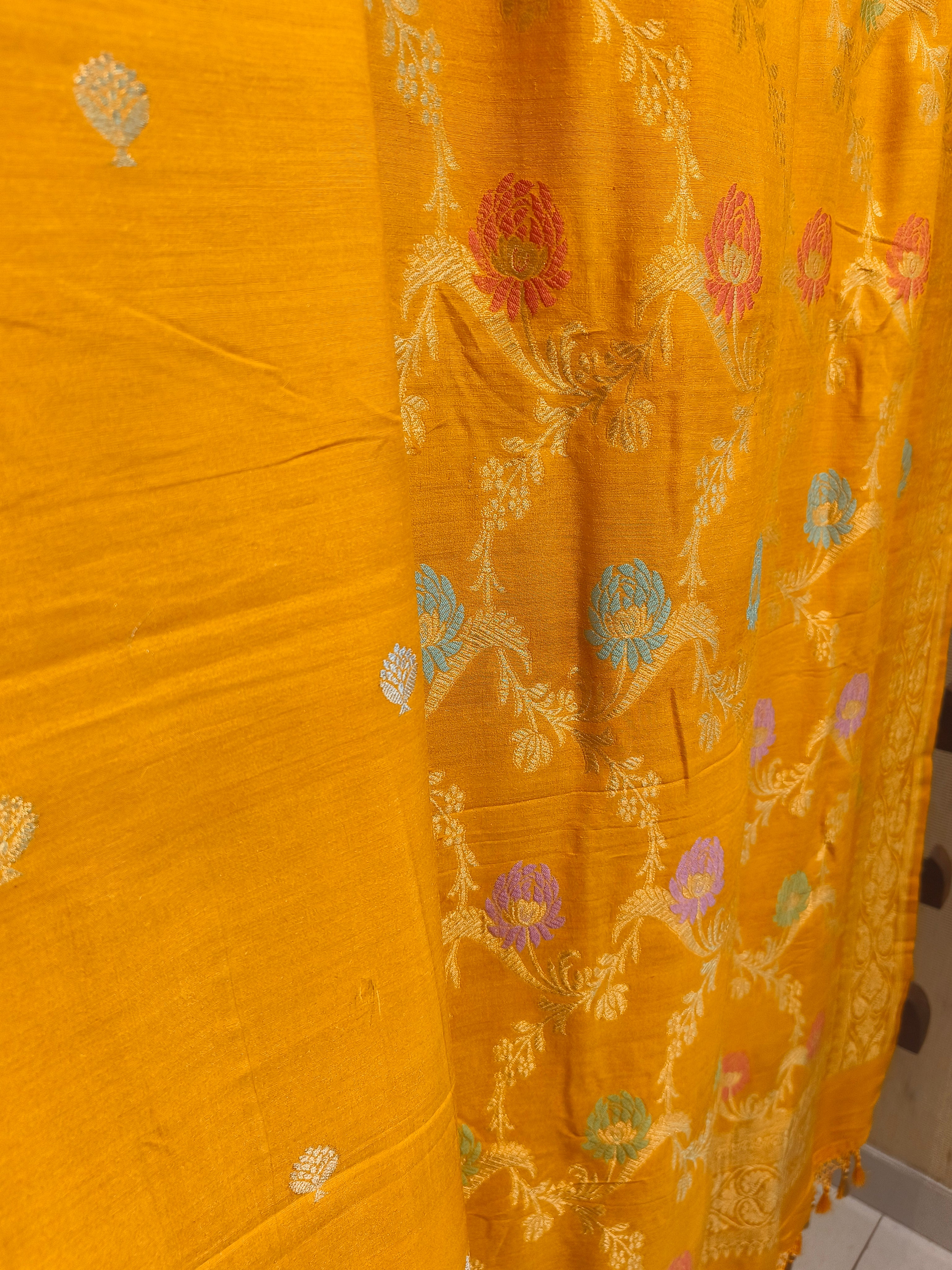 Pure Moonga Silk Suit