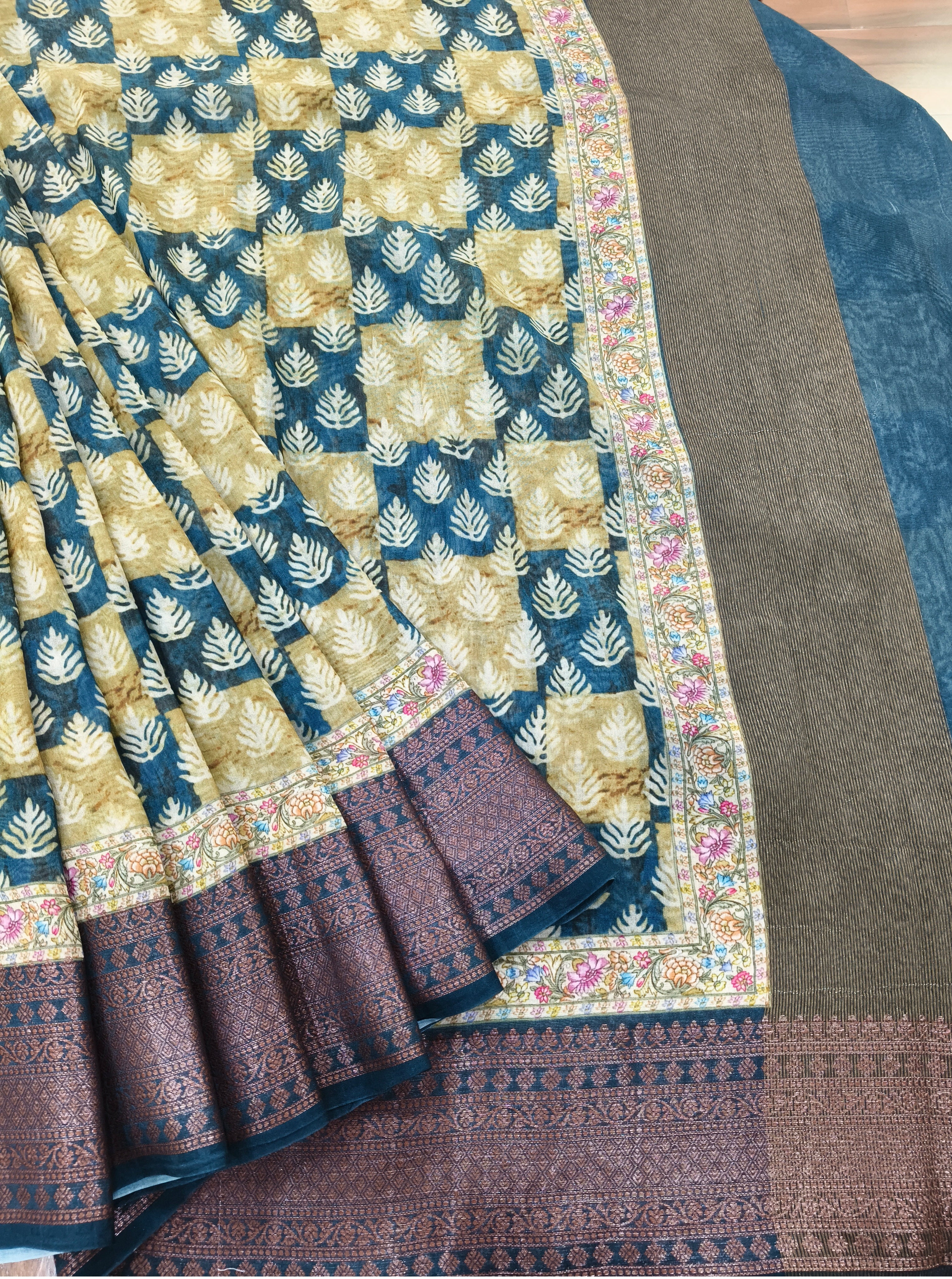 Chanderi Printed Saree