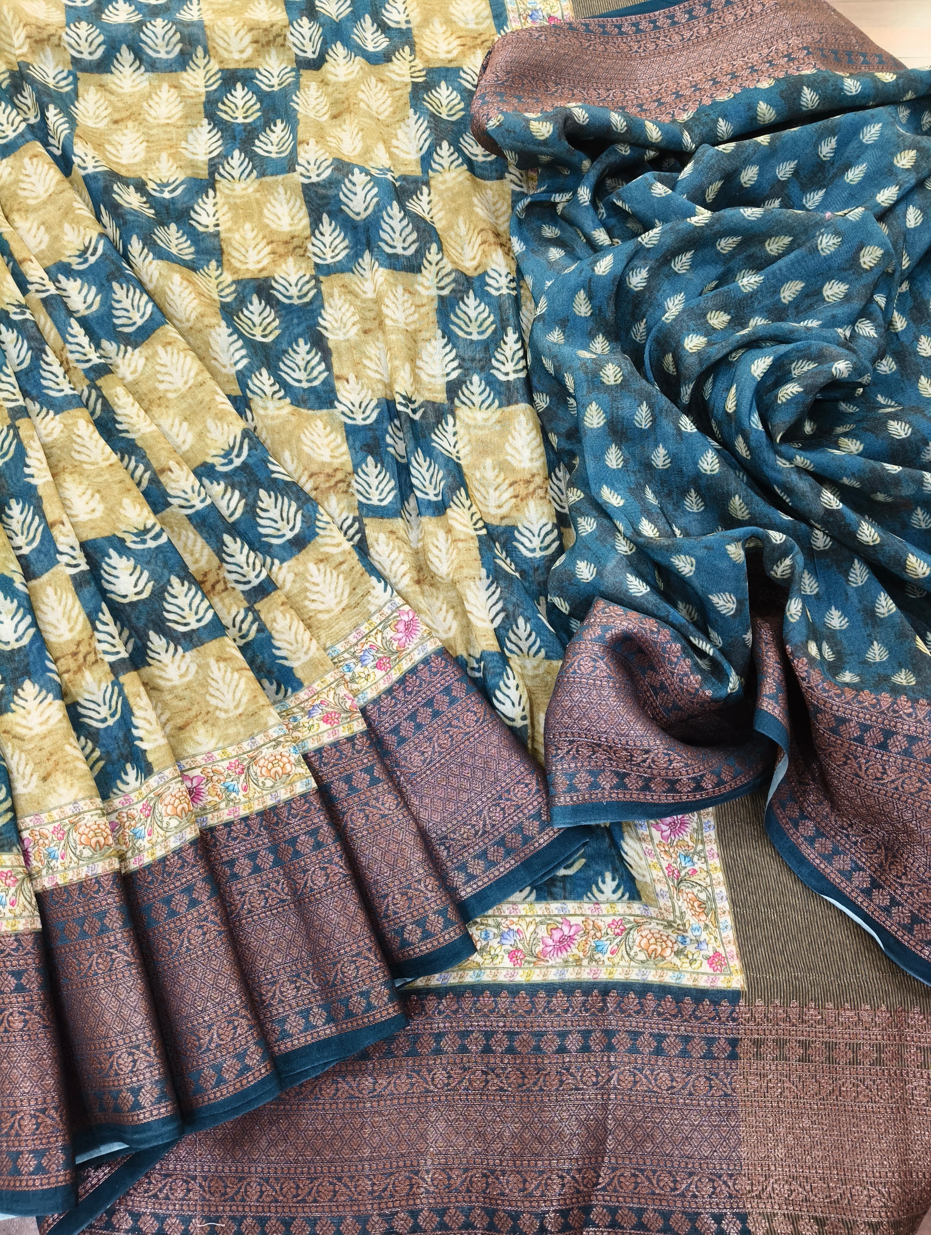 Chanderi Printed Saree