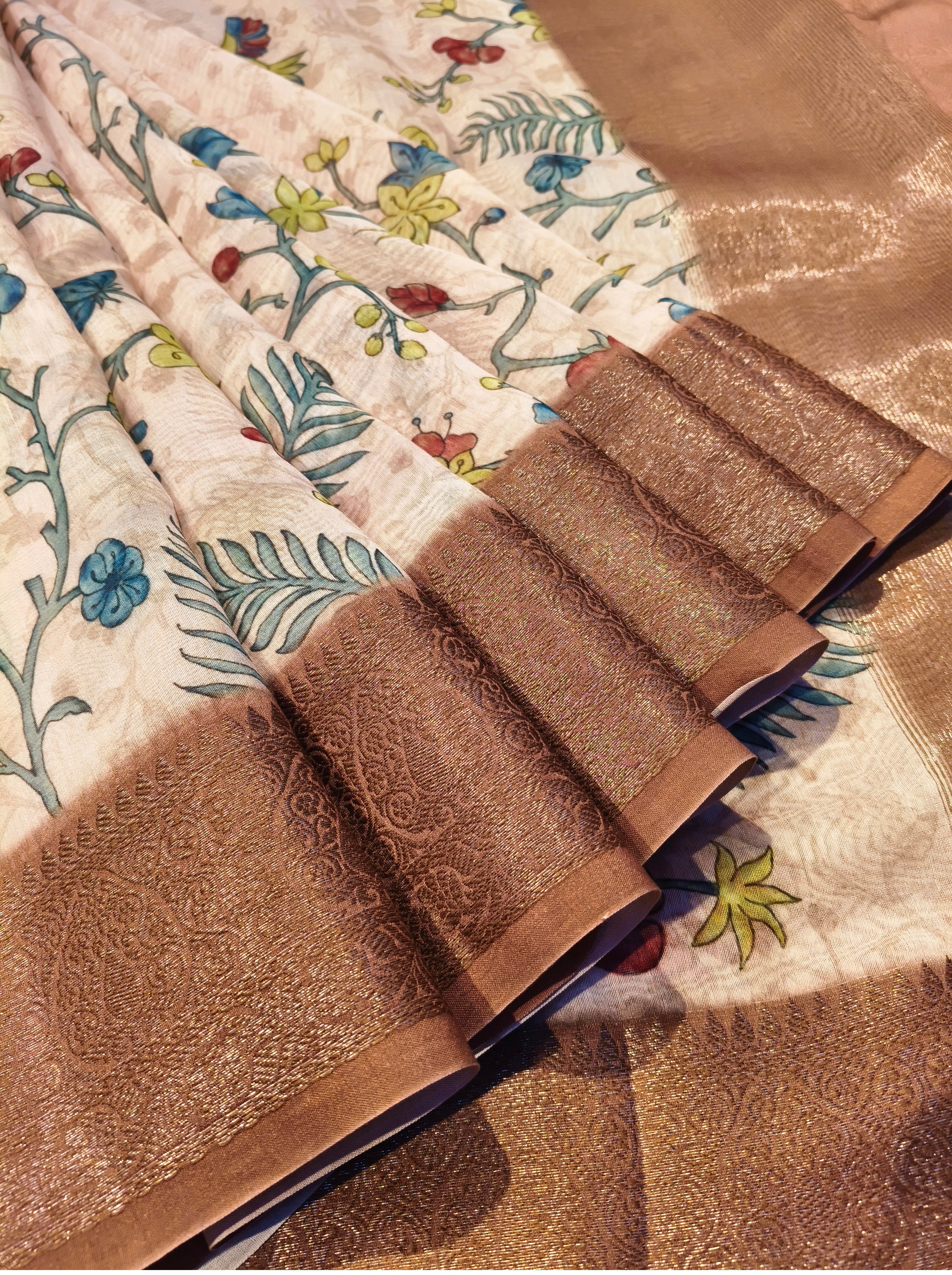Chanderi Printed Saree