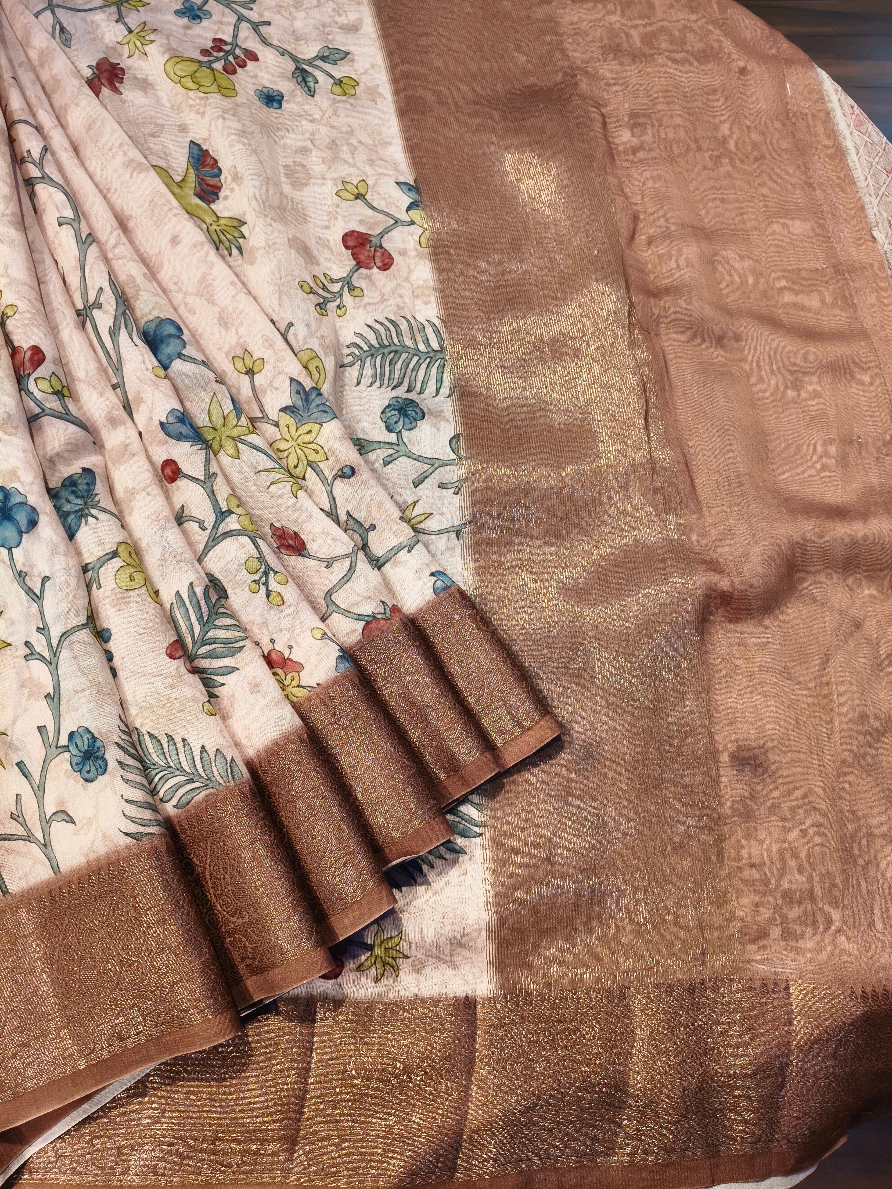 Chanderi Printed Saree