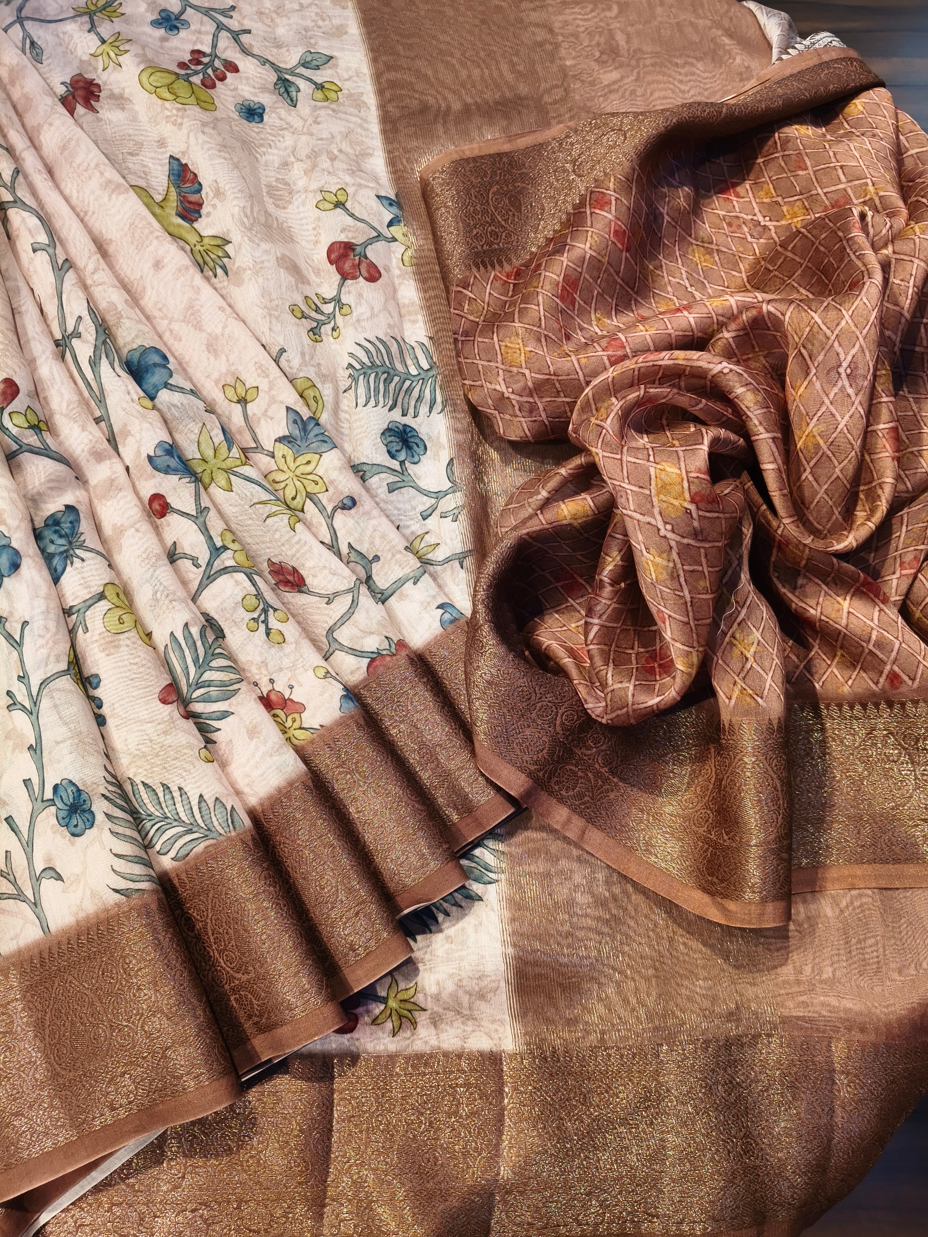Chanderi Printed Saree