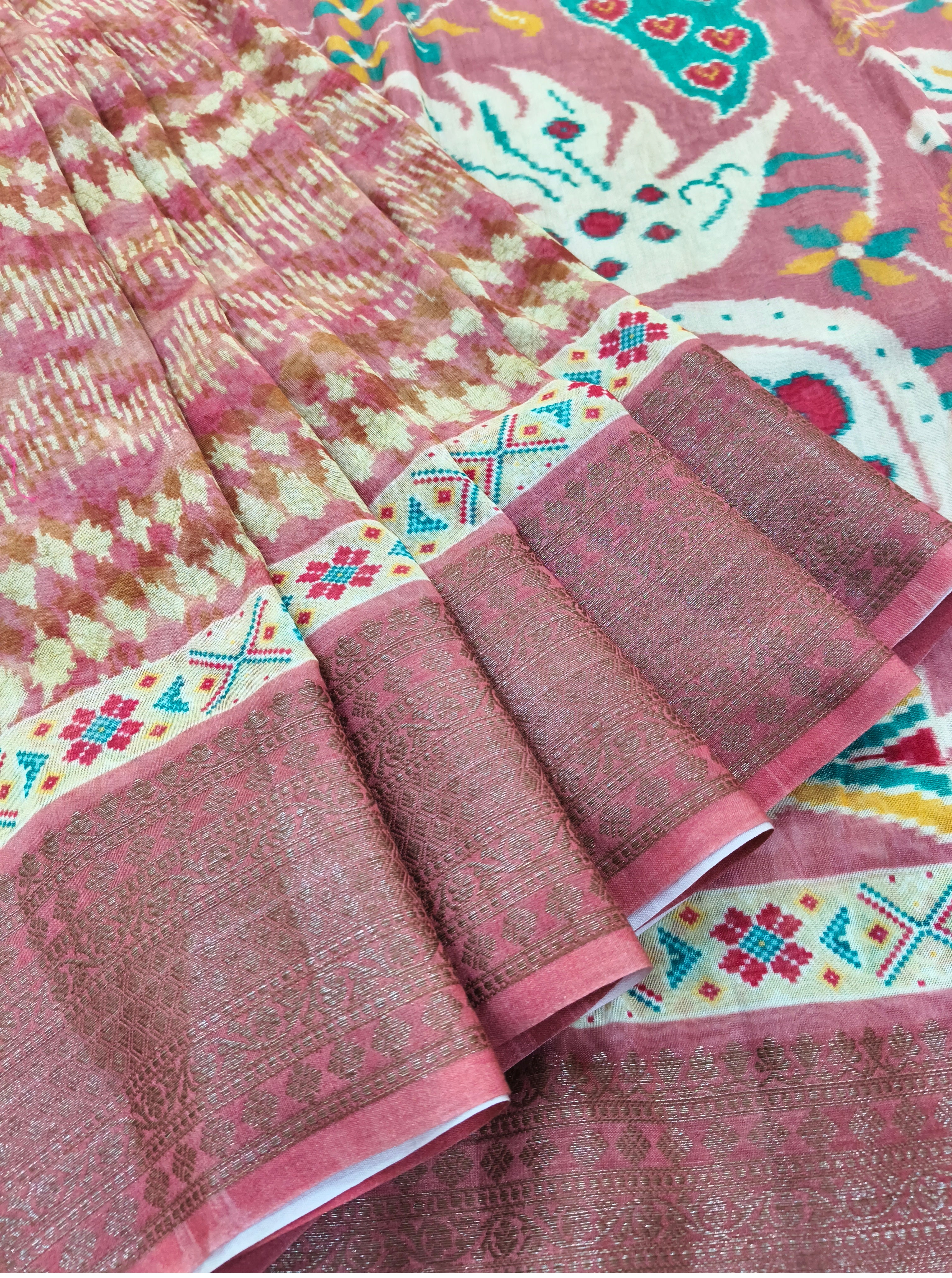 Chanderi Printed Saree