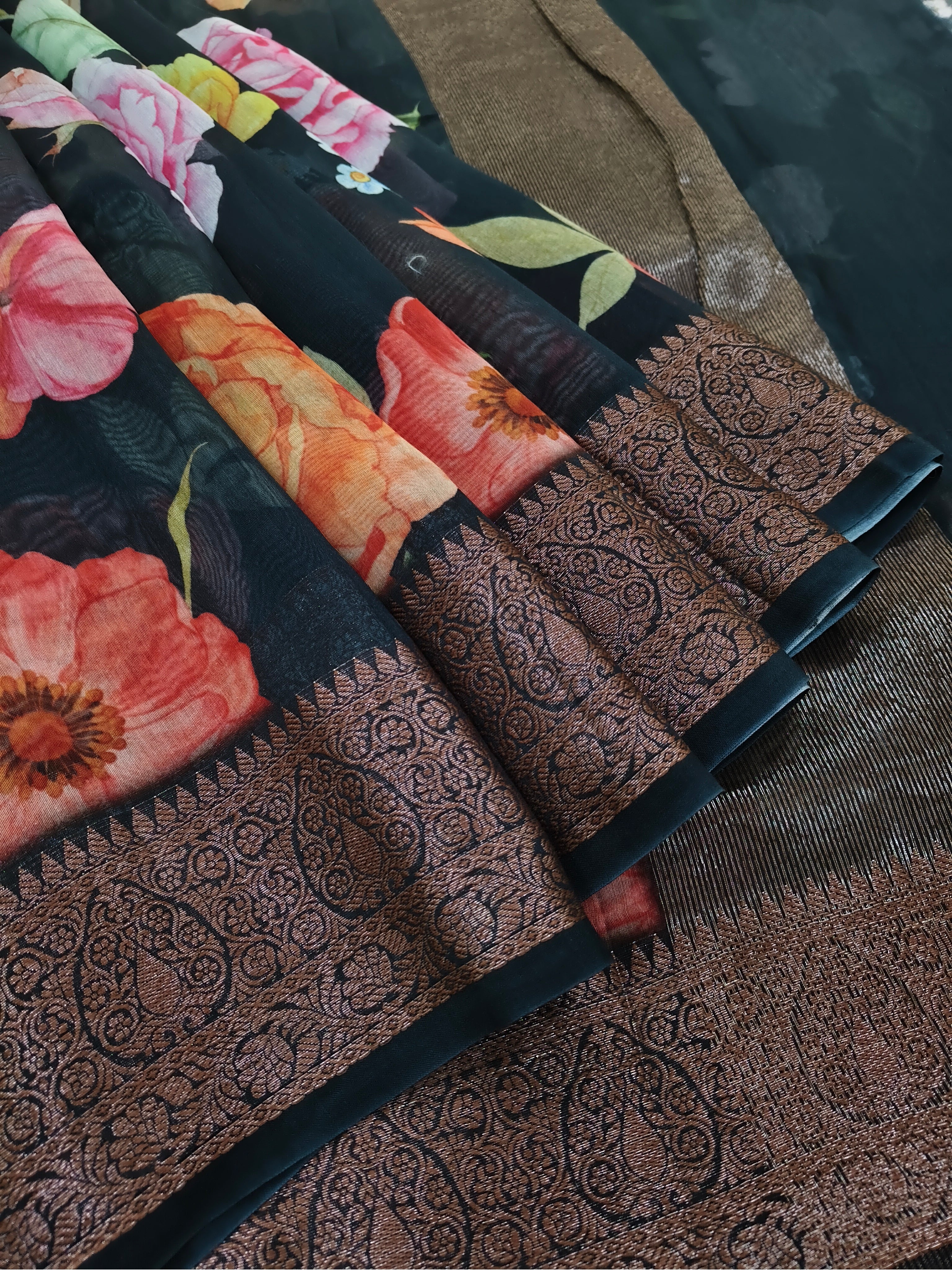 Chanderi Printed Saree